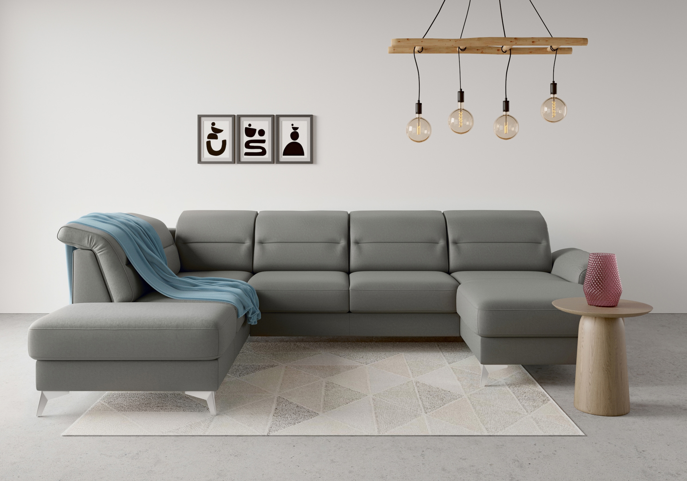 sit&more Wohnlandschaft »Sinatra U-Form« optional mit Kopfteilverstellung u günstig online kaufen