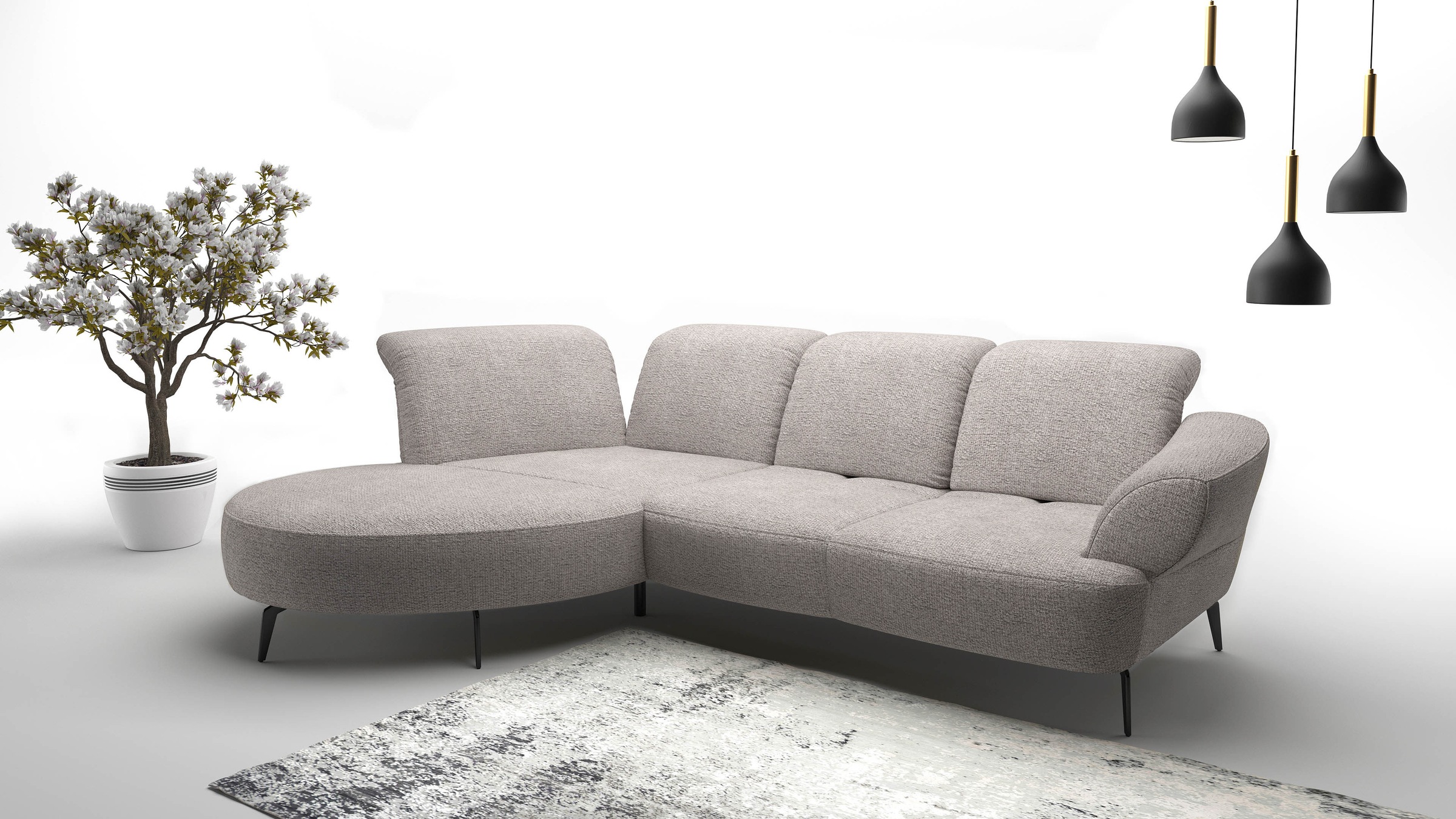 sit&more Ecksofa »Dance, L-Form, inkl. Sitztiefenverstellung« inkl. Click&S günstig online kaufen