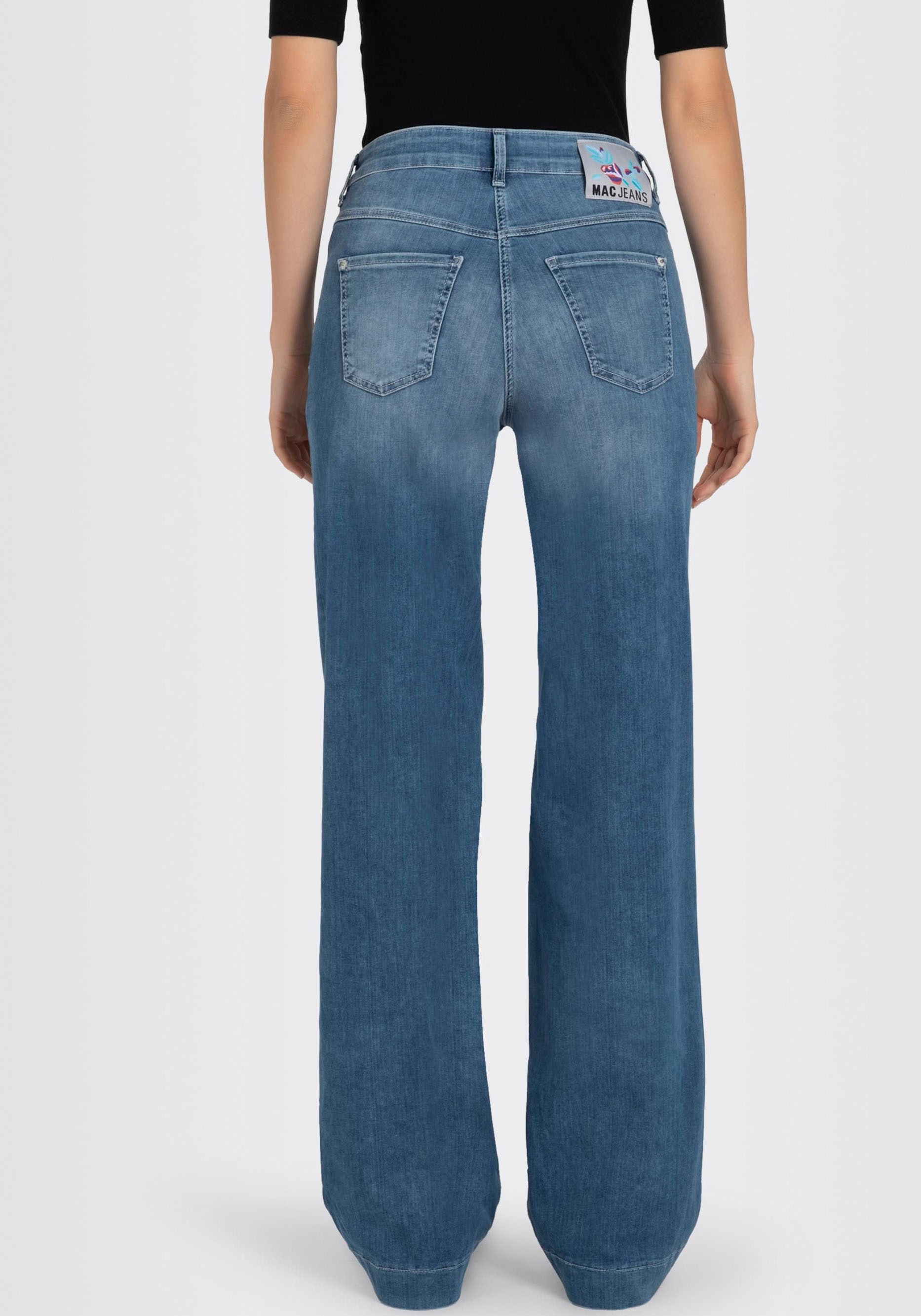 MAC Weite Jeans »DREAM WIDE«, mit weitem Bein-Stretch