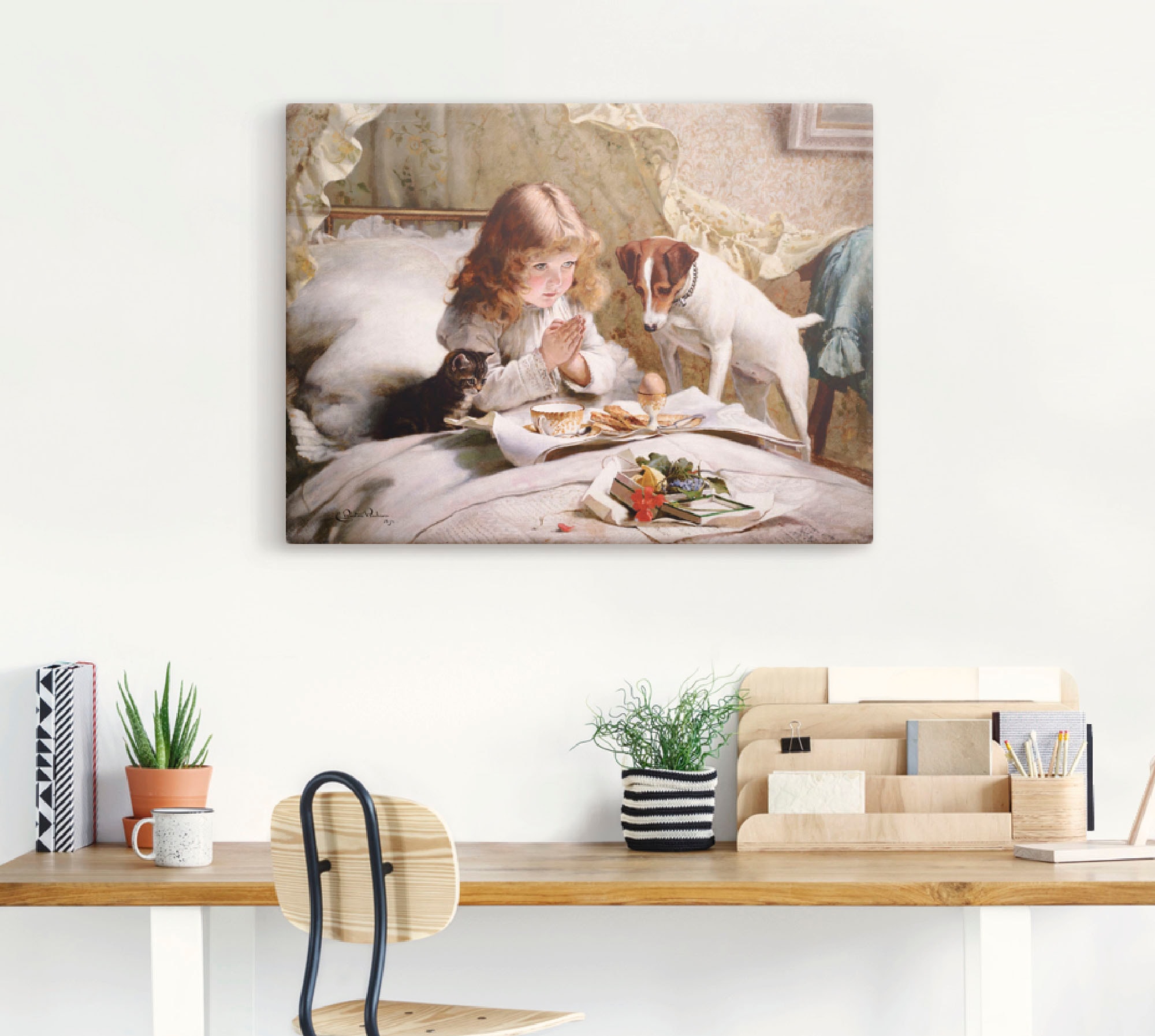 Artland Wandbild »Das Gebet. 1894« Kind 1 Stk. tlg. als Leinwandbild, Poste günstig online kaufen