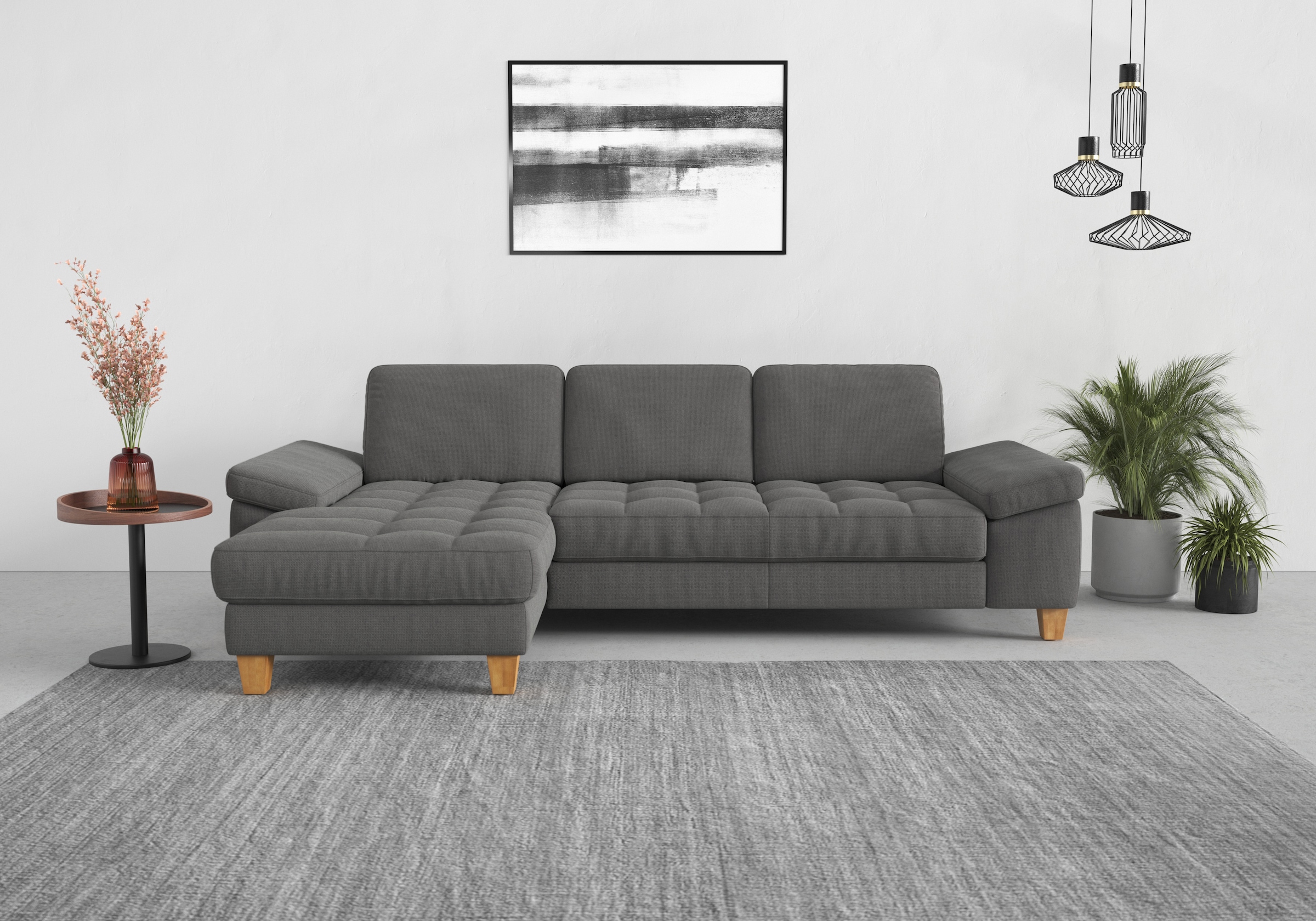sit&more Ecksofa »Westham L-Form«, mit Recamiere, mit oder ohne Bettfunktio günstig online kaufen