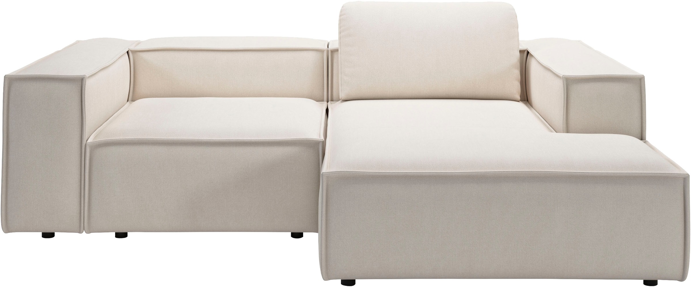 Home affaire Ecksofa »Watertown, kompakte L-Form, 246 cm breite für kleiner günstig online kaufen