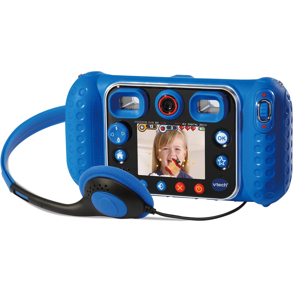 Vtech® Kinderkamera »Kidizoom Duo DX, blau«, 5 MP, inklusive Kopfhörer