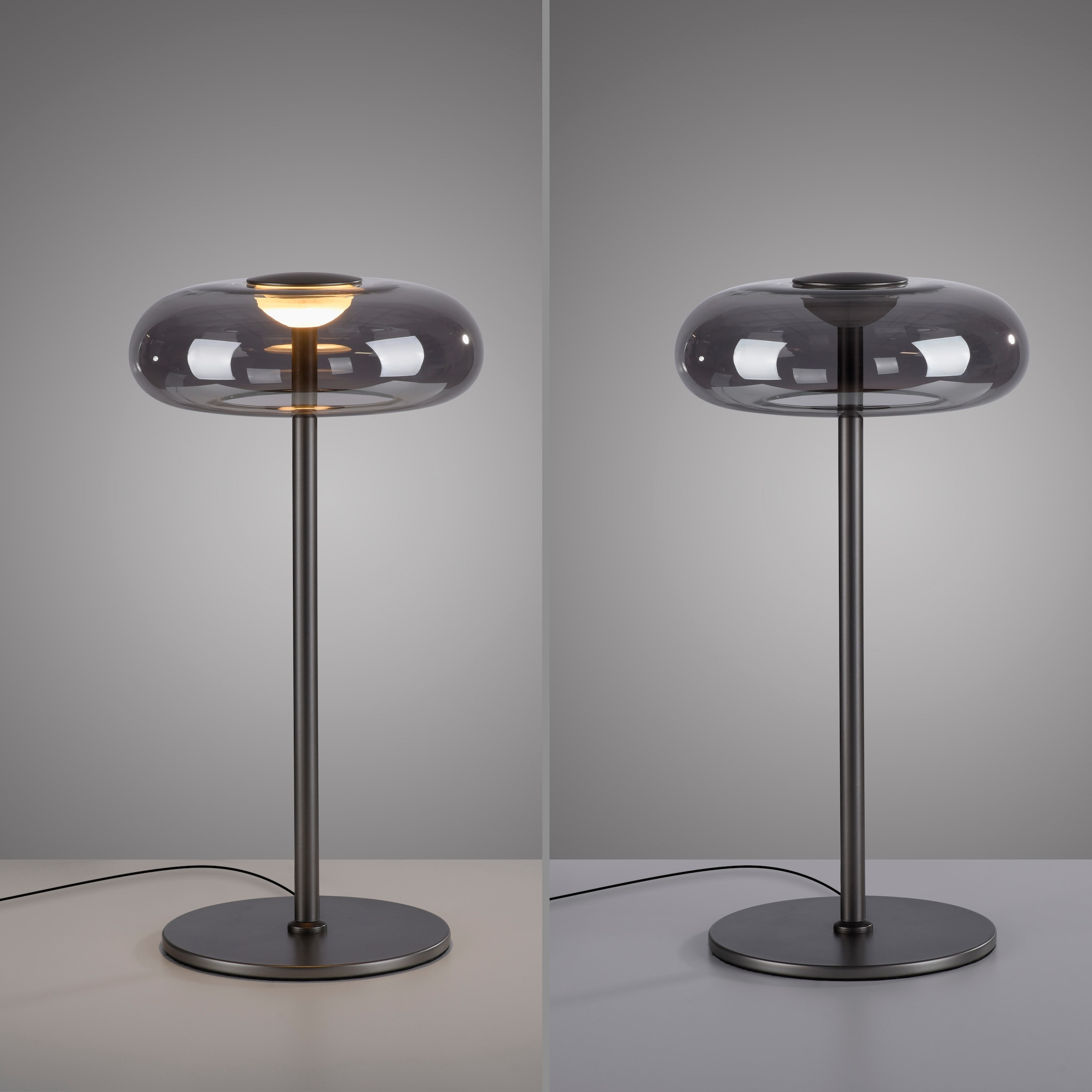 SCHÖNER WOHNEN-Kollektion LED Tischleuchte »POSH« LED-Board 1 Stk. Warmweiß SCHÖNER WOHNEN Kollektion, Schnurdimmer, Memoryfunktion