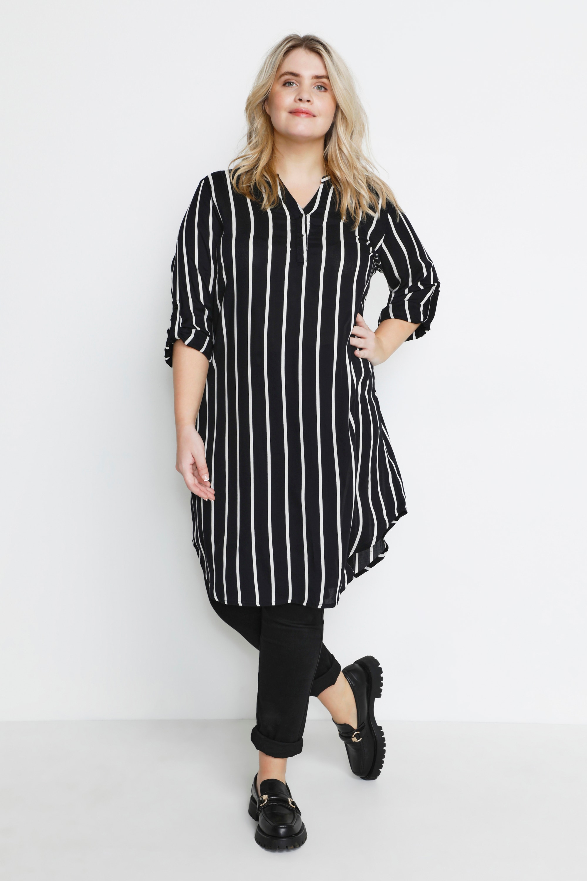 KAFFE Curve Midikleid »Damen Kleid KCmilana«