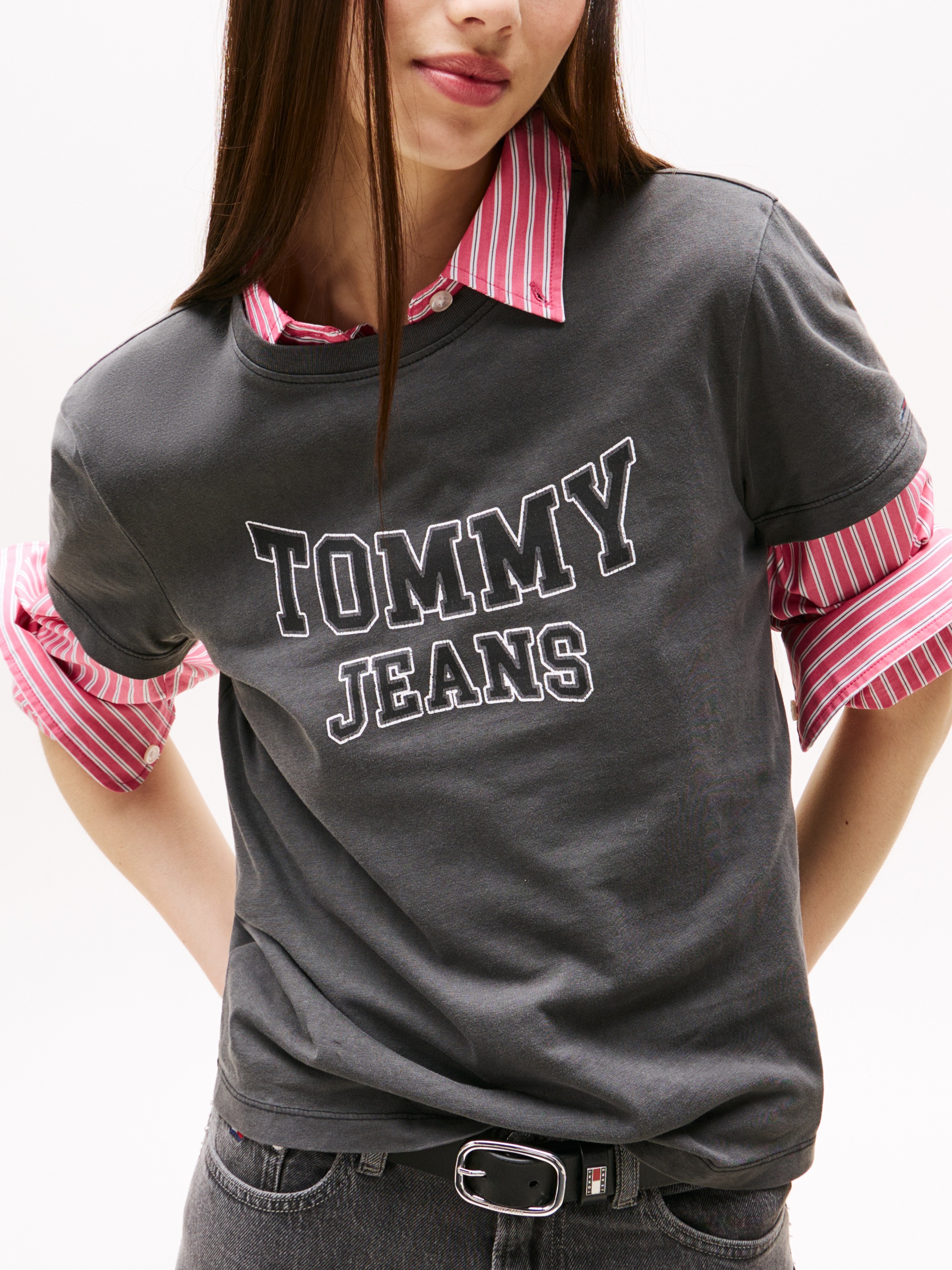 Tommy Jeans Kurzarmshirt »TJW REG VARSITY TEE EXT«
