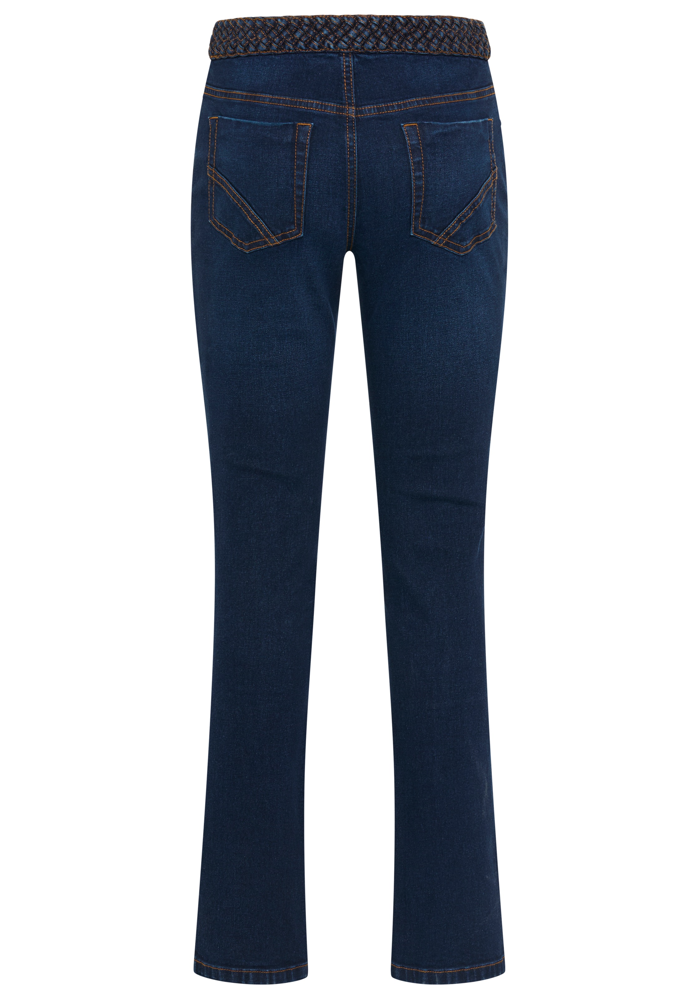 Arizona Gerade Jeans »mit Jeansgürteloptik« Straight-Fit, gerader Beinverlauf, normale Leibhöhe
