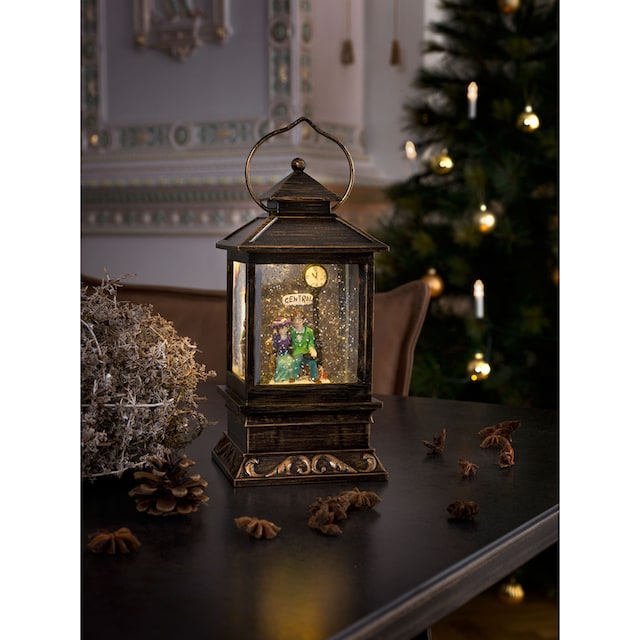 KONSTSMIDE LED Laterne »Weihnachtsdeko«, 1 flammig-flammig, LED  Schneelaterne mit Pärchen, klein auf Rechnung bestellen