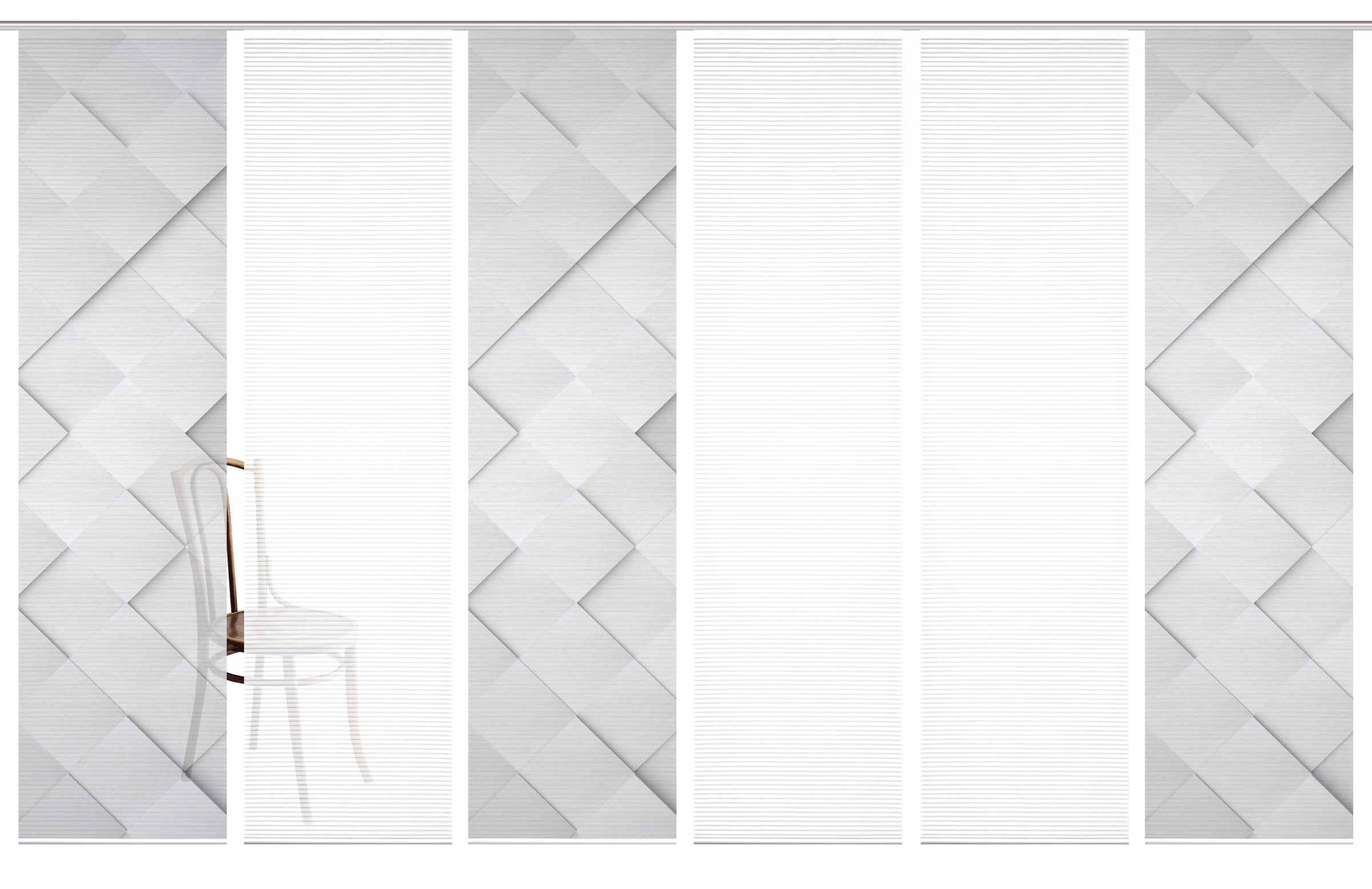 HOME in green Schiebegardine »SYLVIA« Paneelwagen 6 Stk. tlg. SET DIGITALDR günstig online kaufen