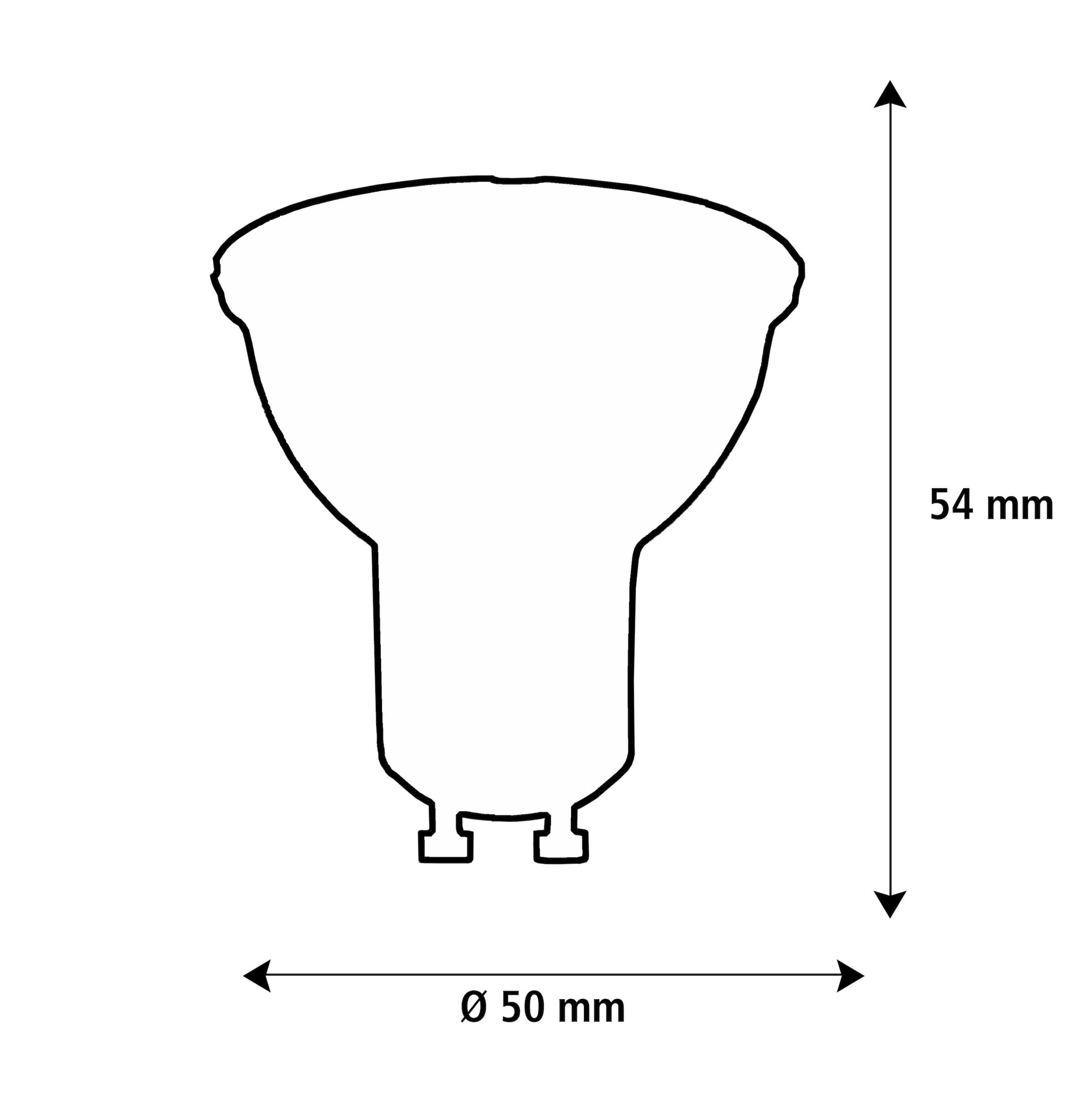 SEGULA LED-Leuchtmittel »GU10 Reflektor 10°« GU10 1 Stk. Warmweiß LED Reflektor 10° GU10, 6W, 2700K, weiß