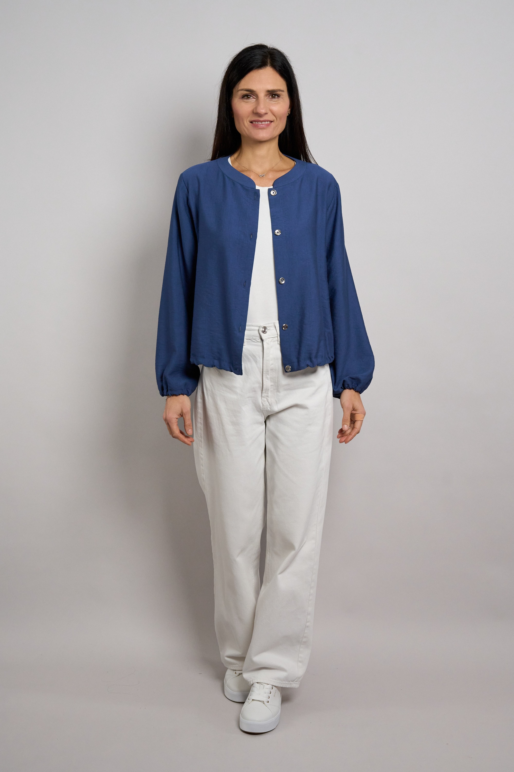 Seidel Moden Blusenjacke »Otto exclusiv« ohne Kapuze mit Knopfleiste - Viskose - MADE IN GERMANY