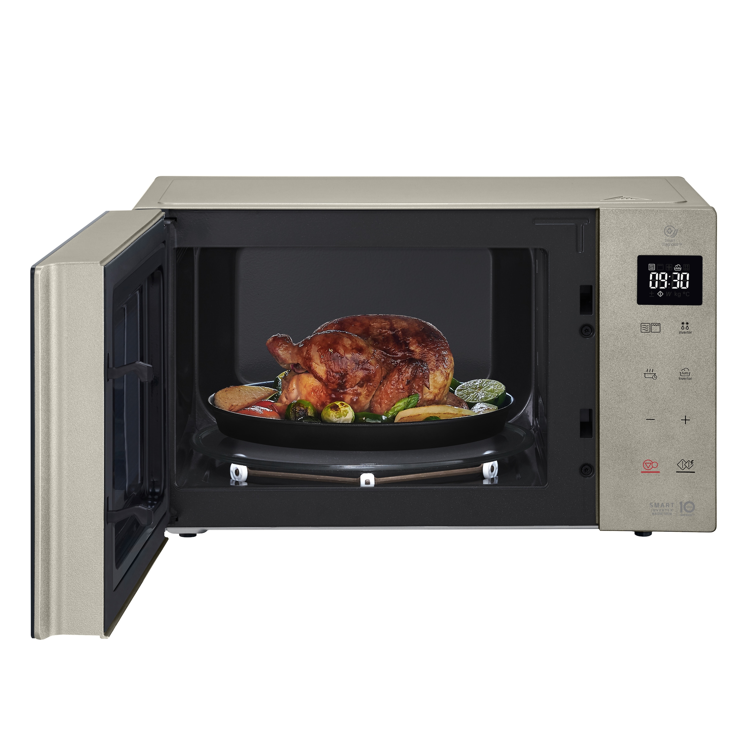 LG Mikrowelle »MH 6535 GIS« Grill 1000 W echte Glasfront