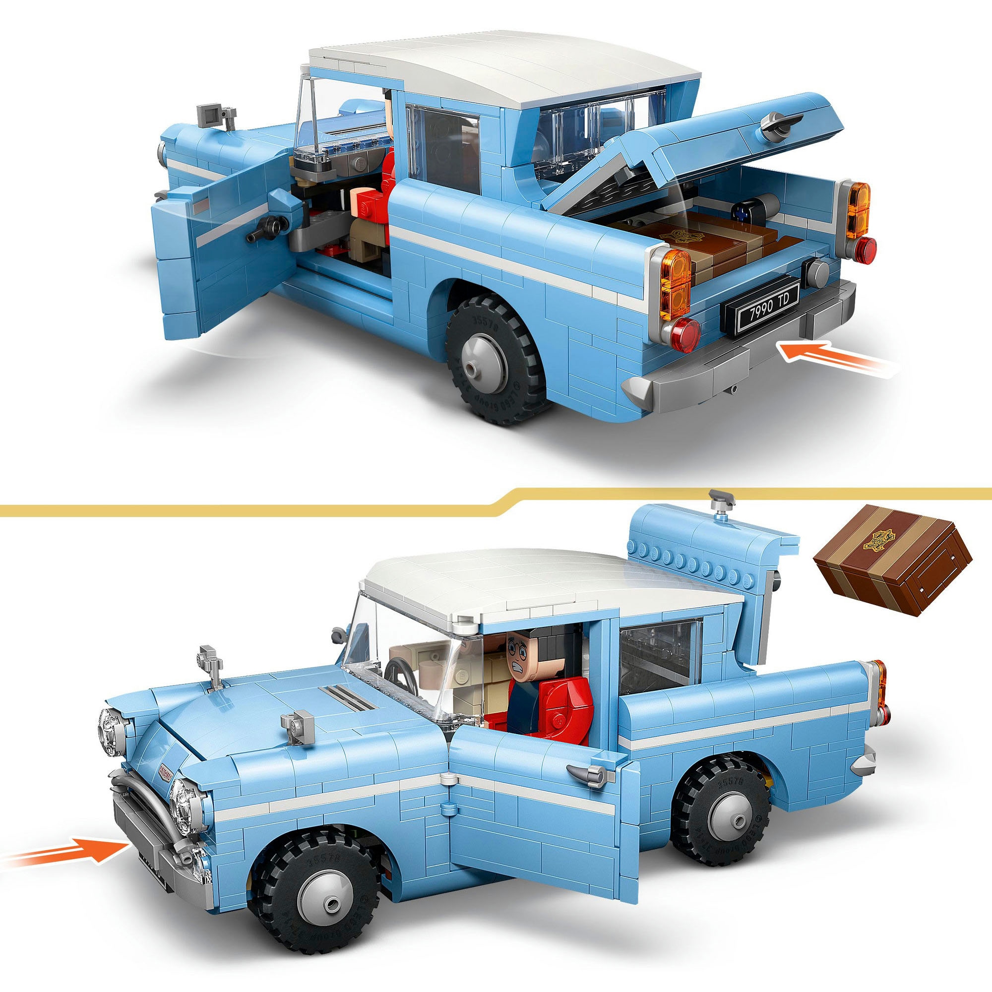 LEGO® Konstruktionsspielsteine »Fliegender Ford Anglia (76470), LEGO Harry Potter« Made in Europe