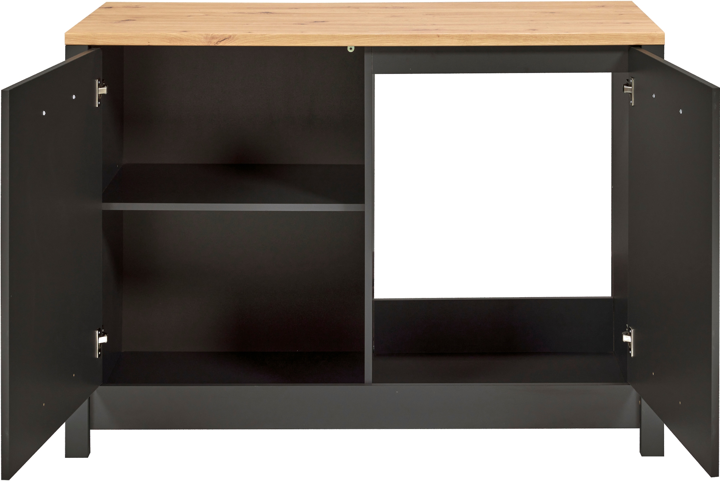 Inter Link Spülenschrank »Spülenschrank Veneto« 1 Stk. tlg. Für Spüle & Spülmaschine, Soft-Close, Füße höhenverstellbar, 130x60x92