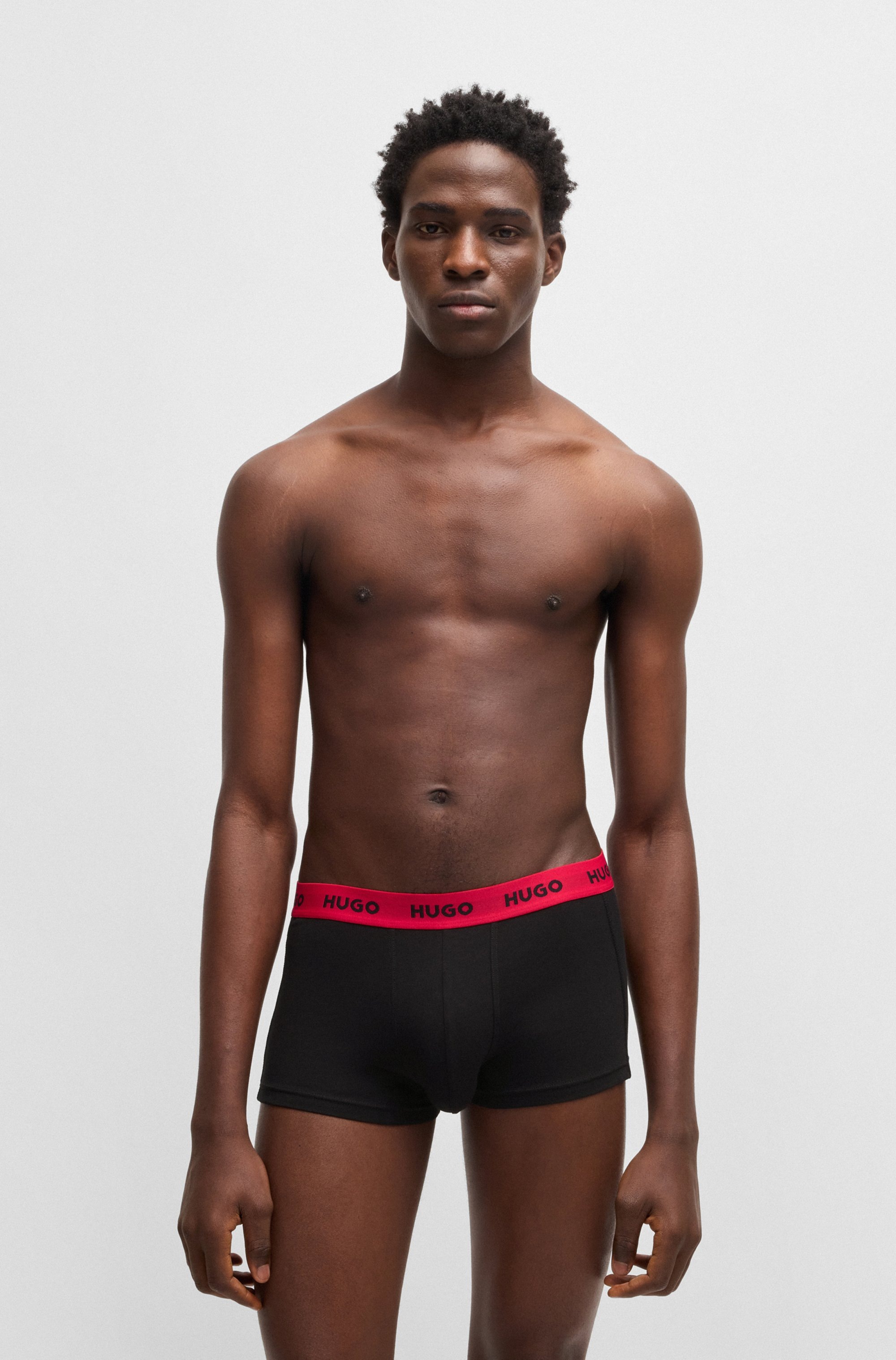HUGO Underwear Trunk »TRUNK TRIPLET PACK«, (Packung, 3 St.), mit Logoschriftzug auf dem Bund