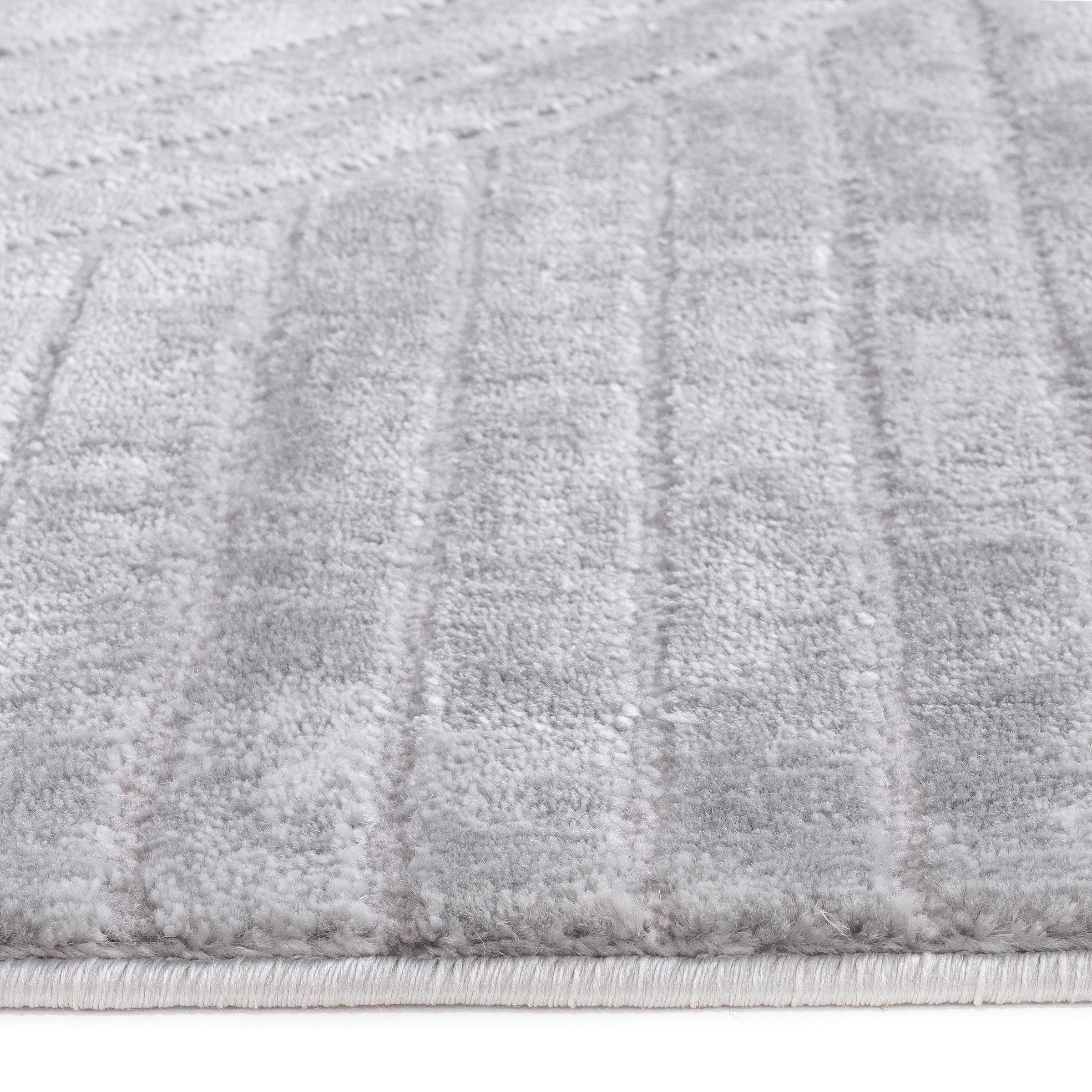 OTTO home Teppich »Luvu«, rechteckig, 12 mm Höhe, Modernes Design mit Boho-Charme, Hoch-Tief-Struktur, dezenter Glanz