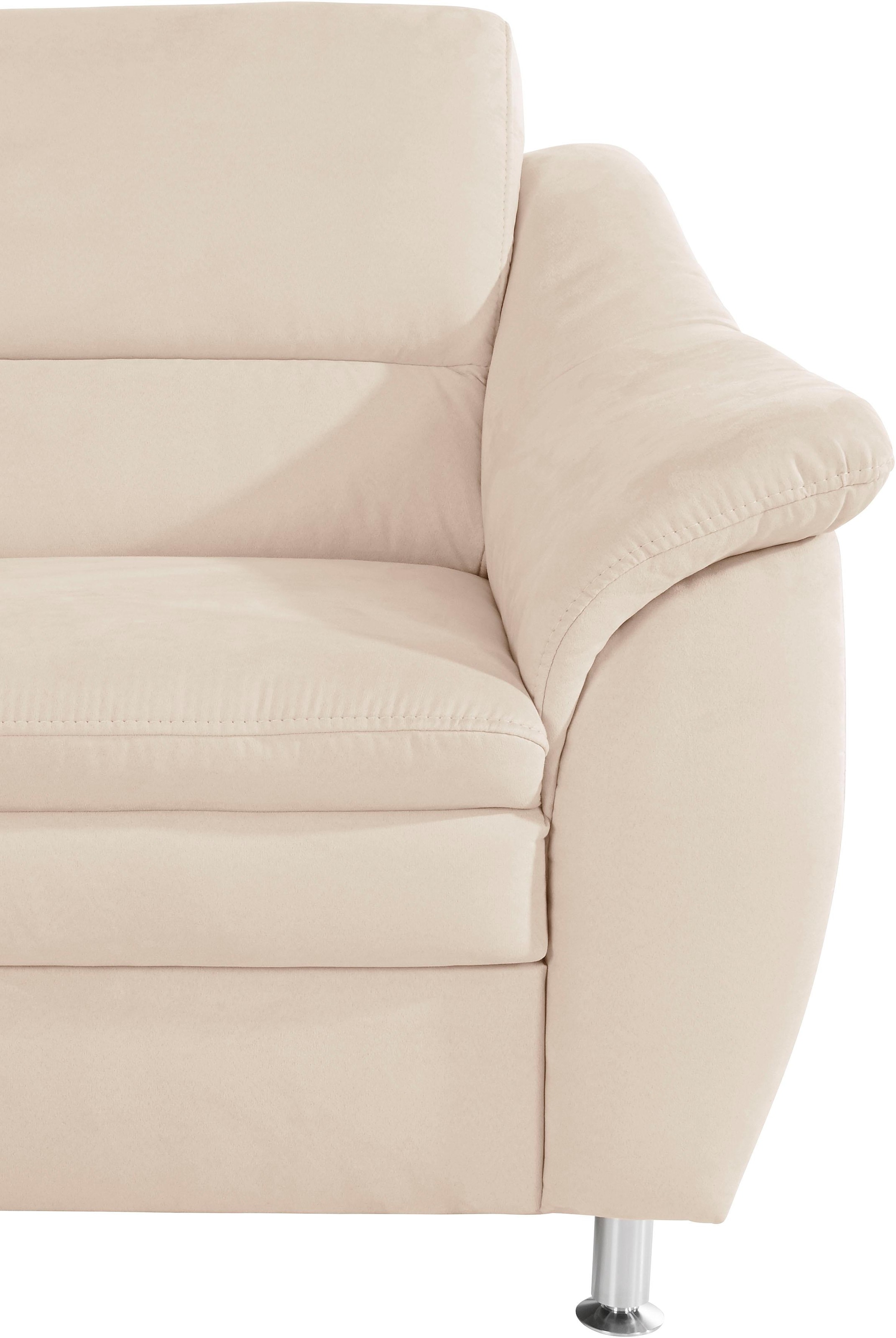 Places of Style Ecksofa »Cardoso L-Form«, Federkern, wahlweise mit Bett, Schubkasten, teilweise Relaxfunktion