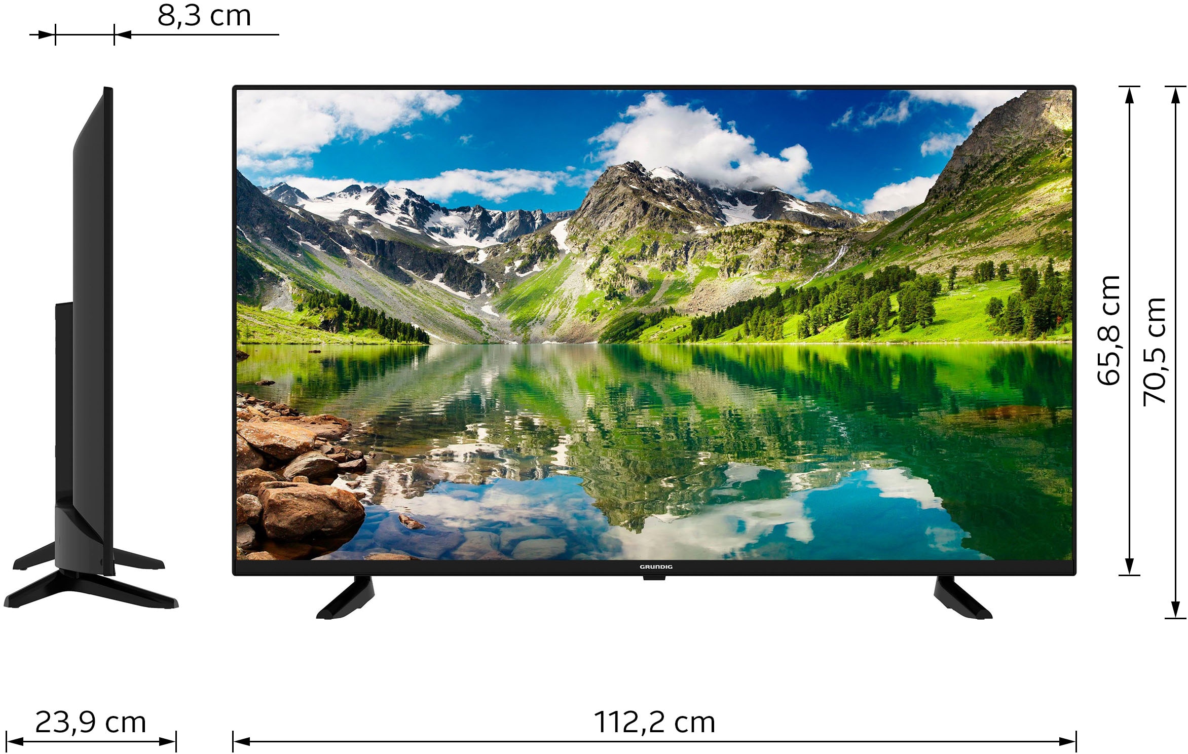 Grundig LED-Fernseher »50 VOE 20 UHT000«, 126 cm/50 Zoll, 4K Ultra HD, Smart -TV auf Rechnung kaufen