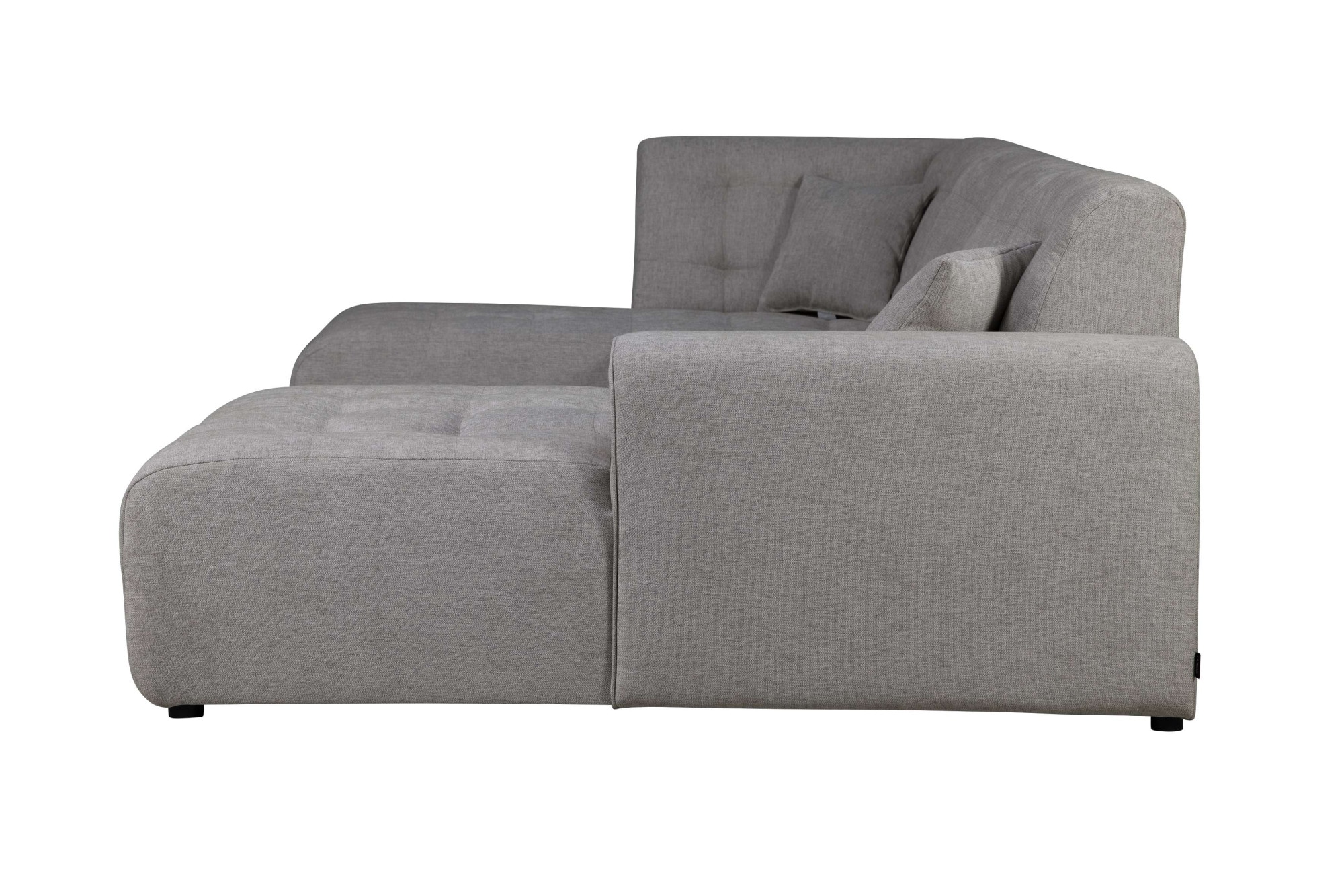 Home affaire Wohnlandschaft »Nosia U-Form«, incl. 2 Zierkissen, mit feiner Steppung