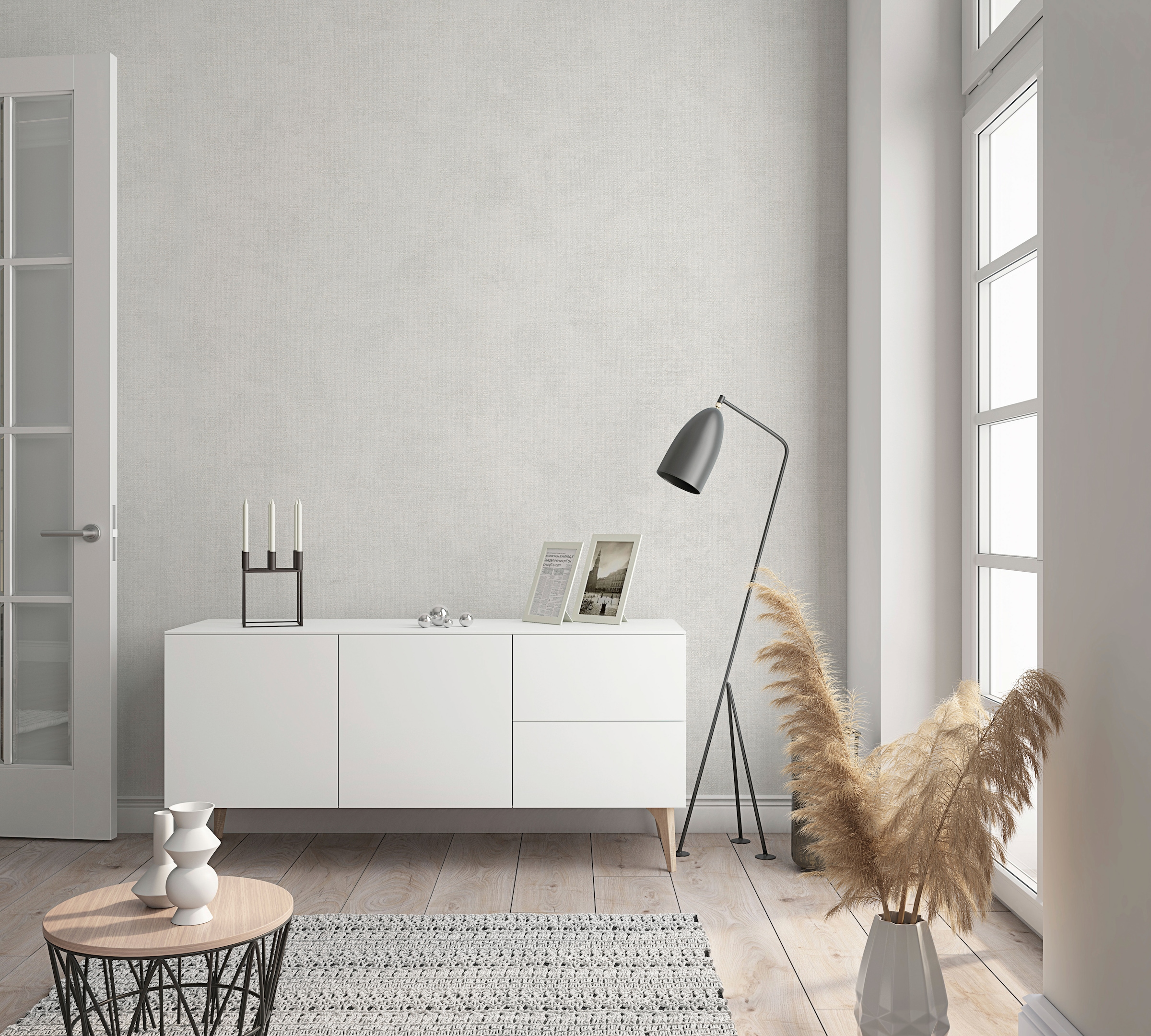 Marburg Vliestapete, uni, moderne Tapete für Wohnzimmer Schlafzimmer Küche