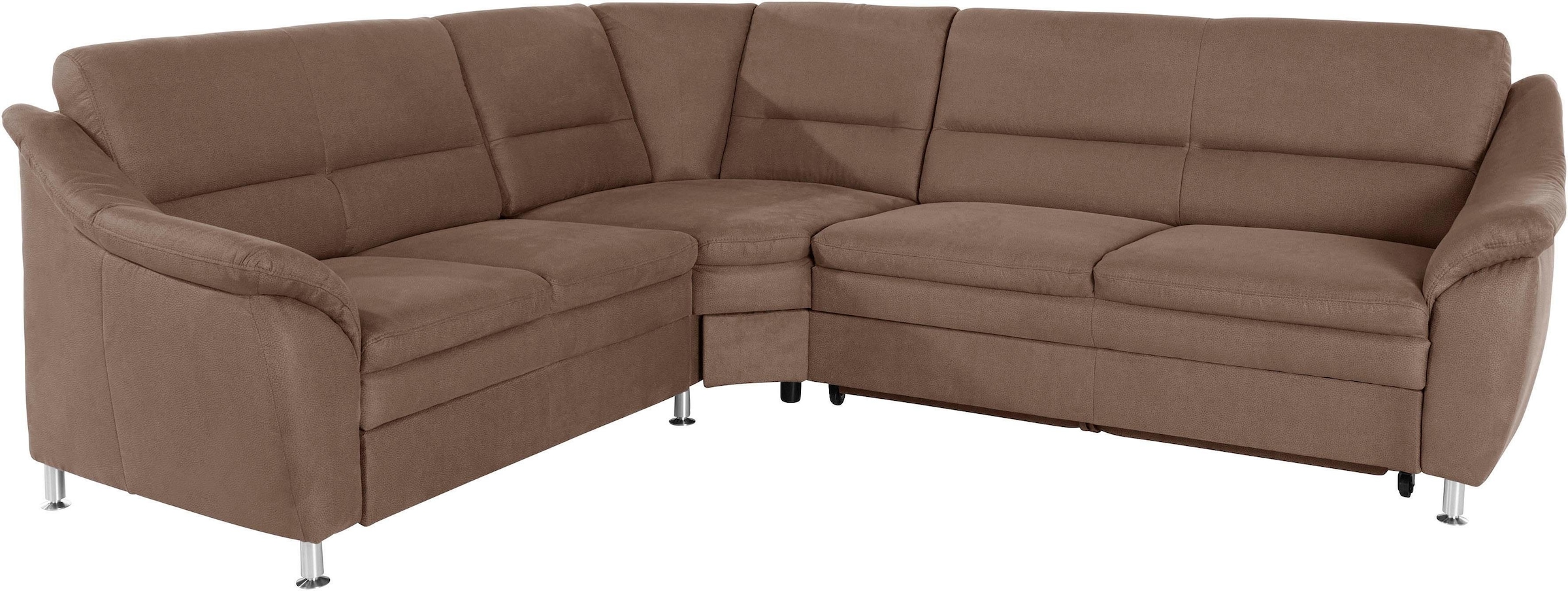 Home affaire Ecksofa »Cardoso L-Form« mit Trapezecke für mehr Sitzkomfort, günstig online kaufen