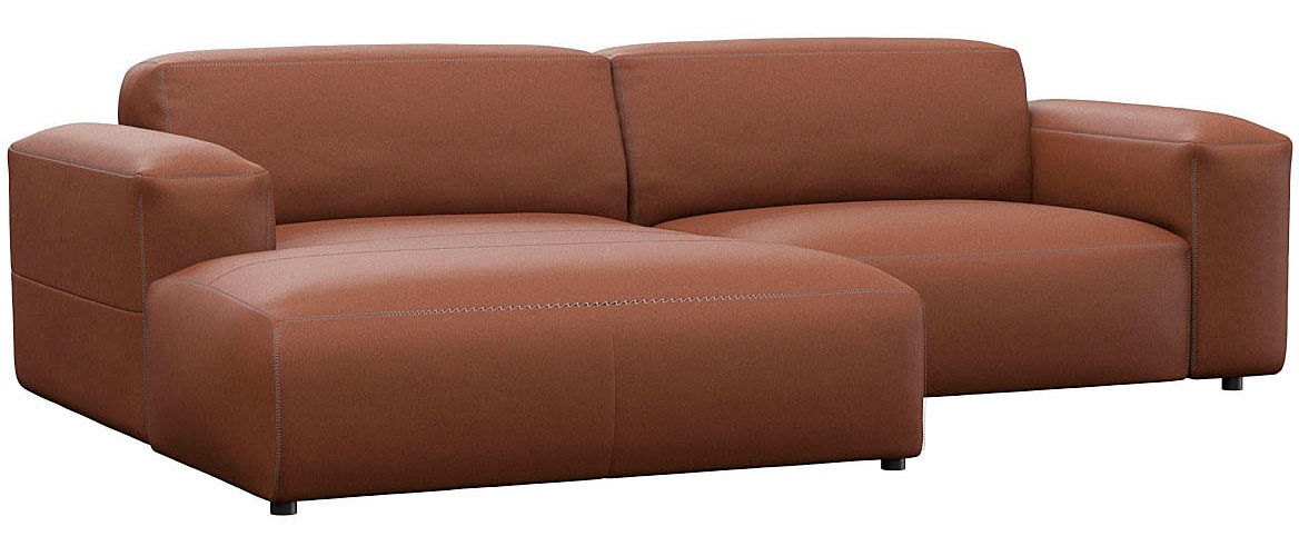 FLEXLUX Ecksofa »Lucera Chaislongue rechts oder links, L-Form, bequem«, mod günstig online kaufen