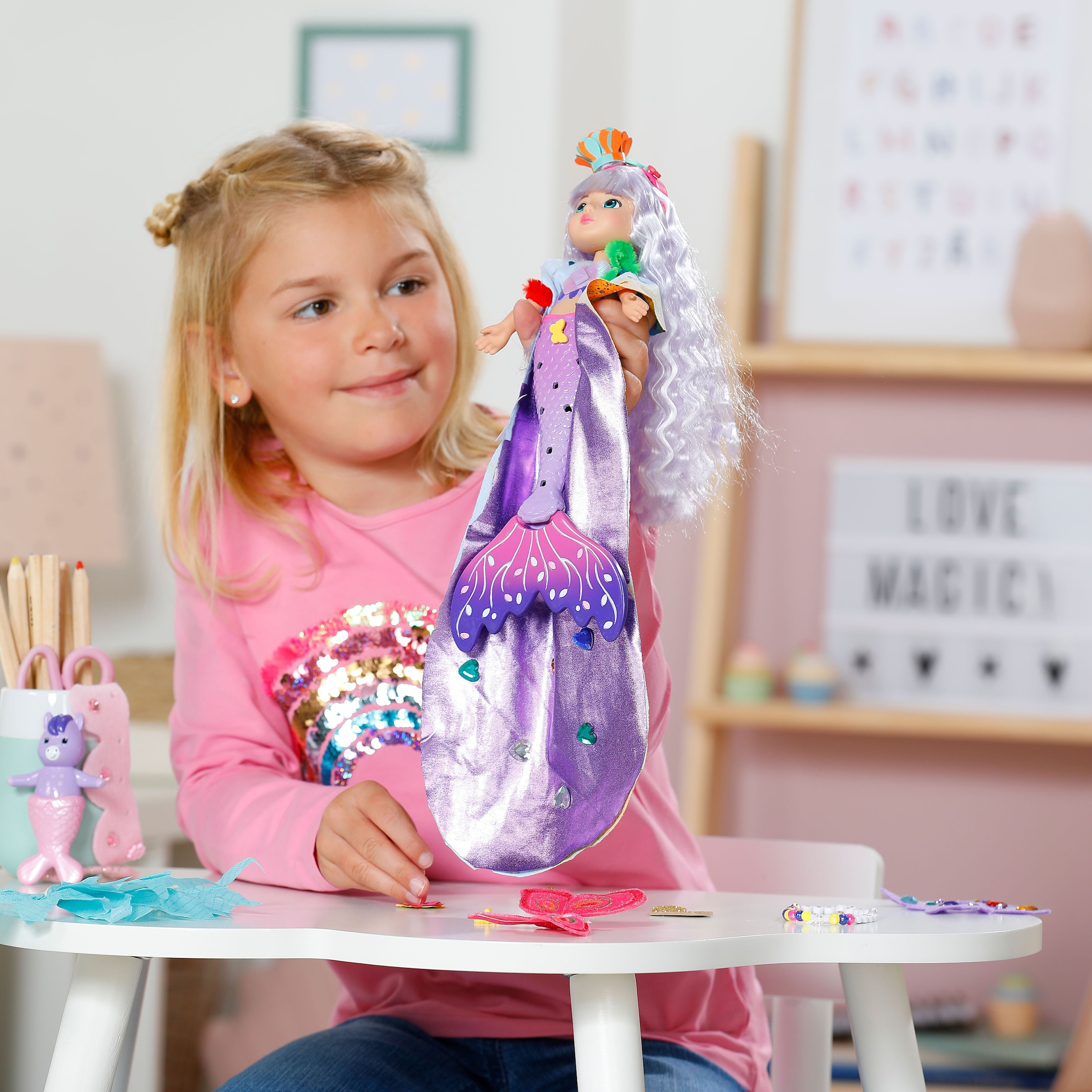 Baby Born Meerjungfrauenpuppe »Glam Up Aura«