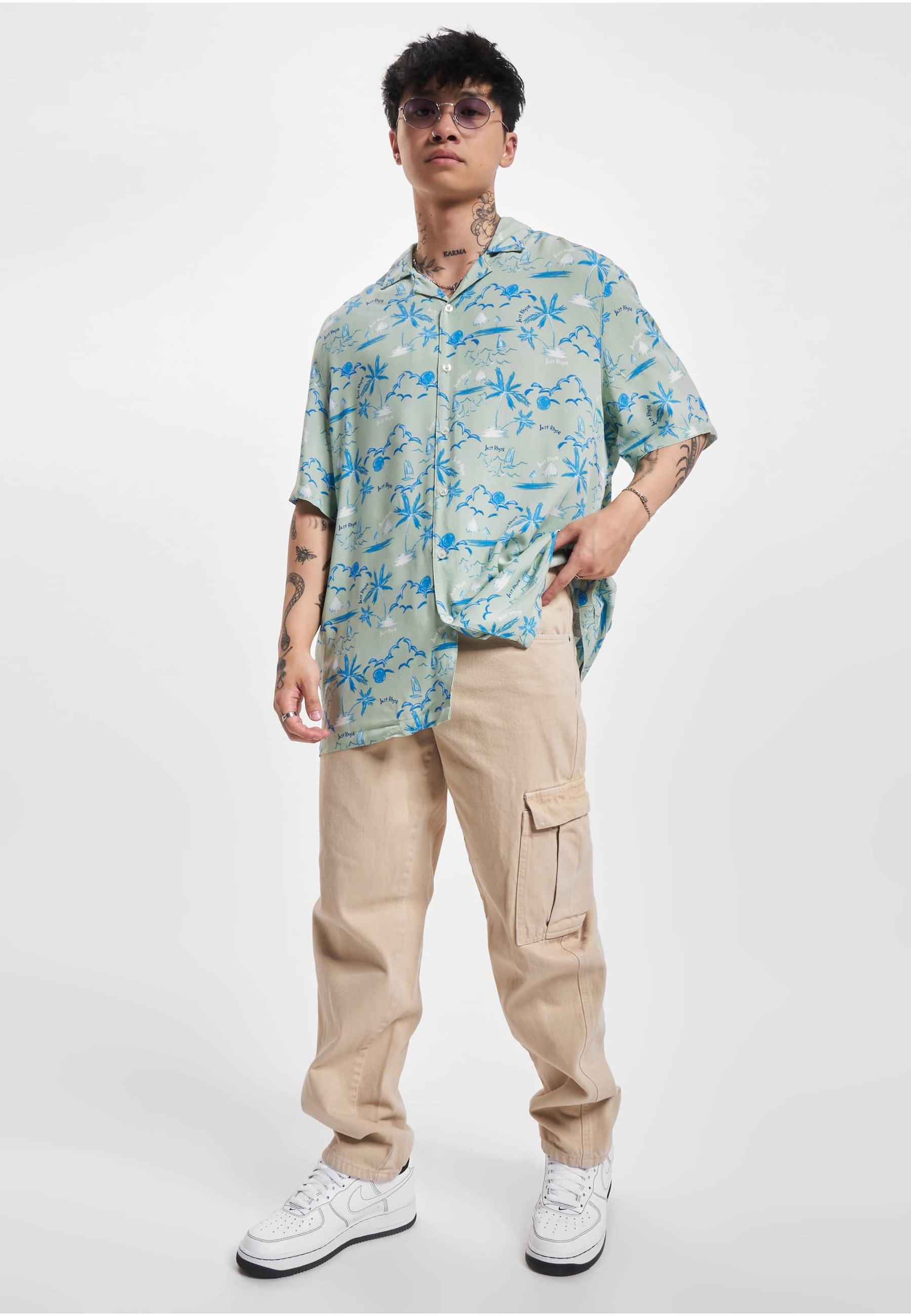 Just Rhyse Kurzarmshirt »Just Rhyse Herren Just Rhyse Shirt Waikiki« 1 Stk.