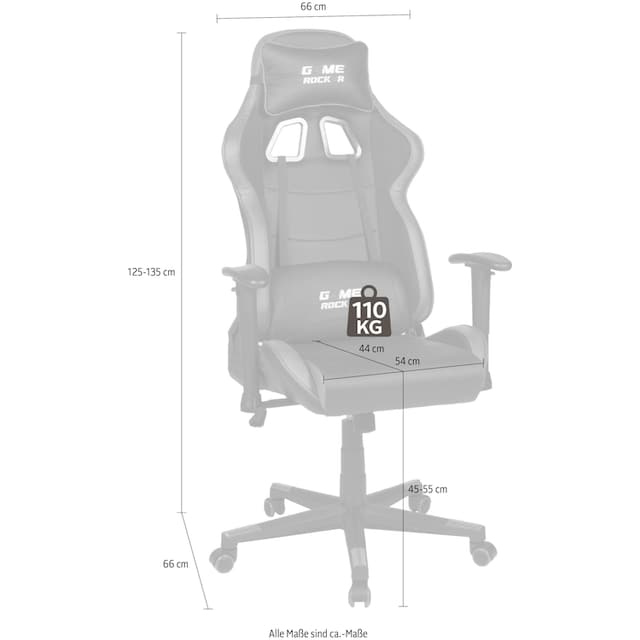 Duo Collection Gaming-Stuhl »Game-Rocker G-10«, Kunstleder-Netzstoff auf  Raten kaufen
