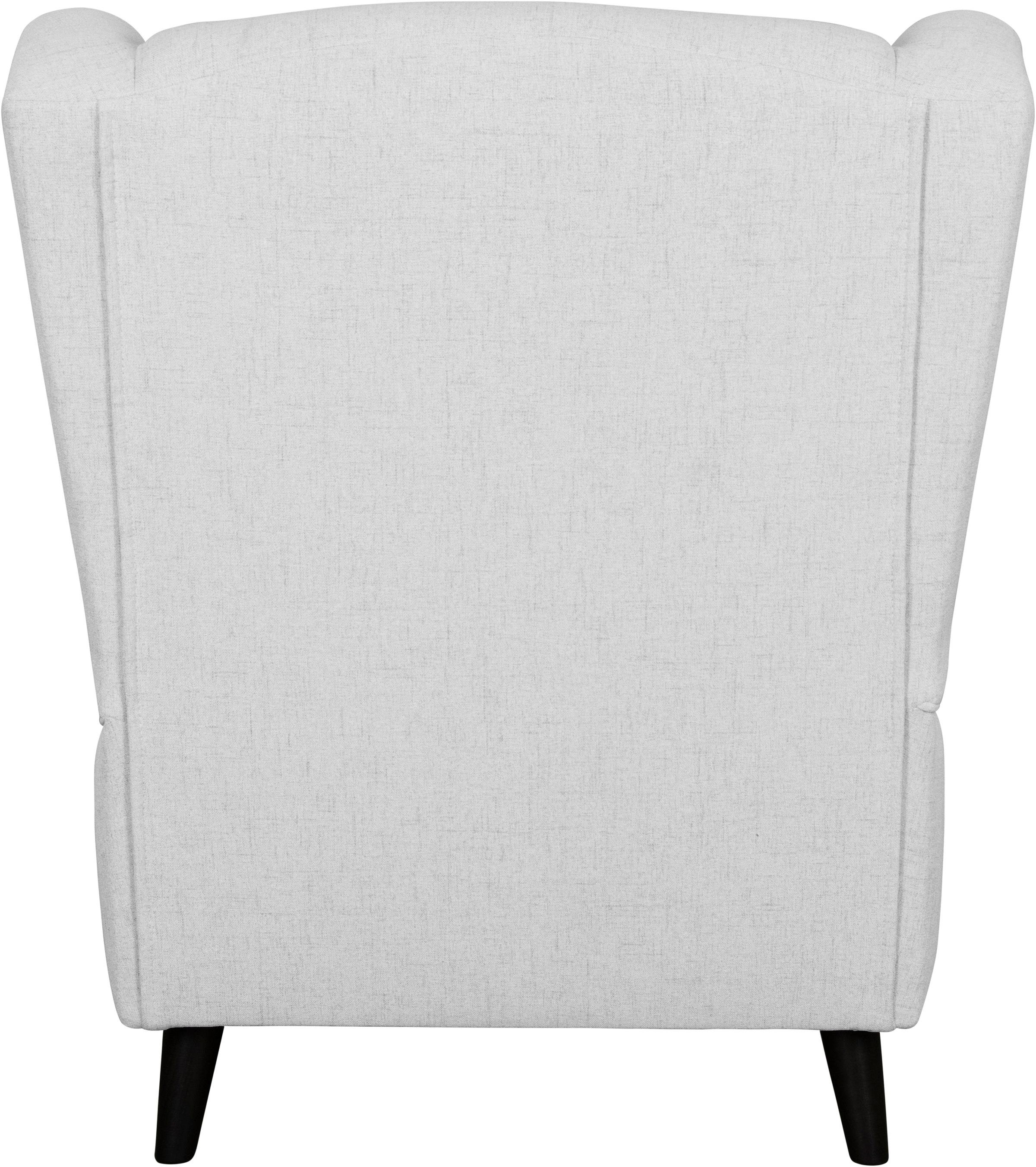 Home affaire Sessel »Ohrensessel CHISTELLE, wahlweise mit Polsterhocker«, mit Wellenunterfederung, Maße: B/T/H: 81/87/99 cm