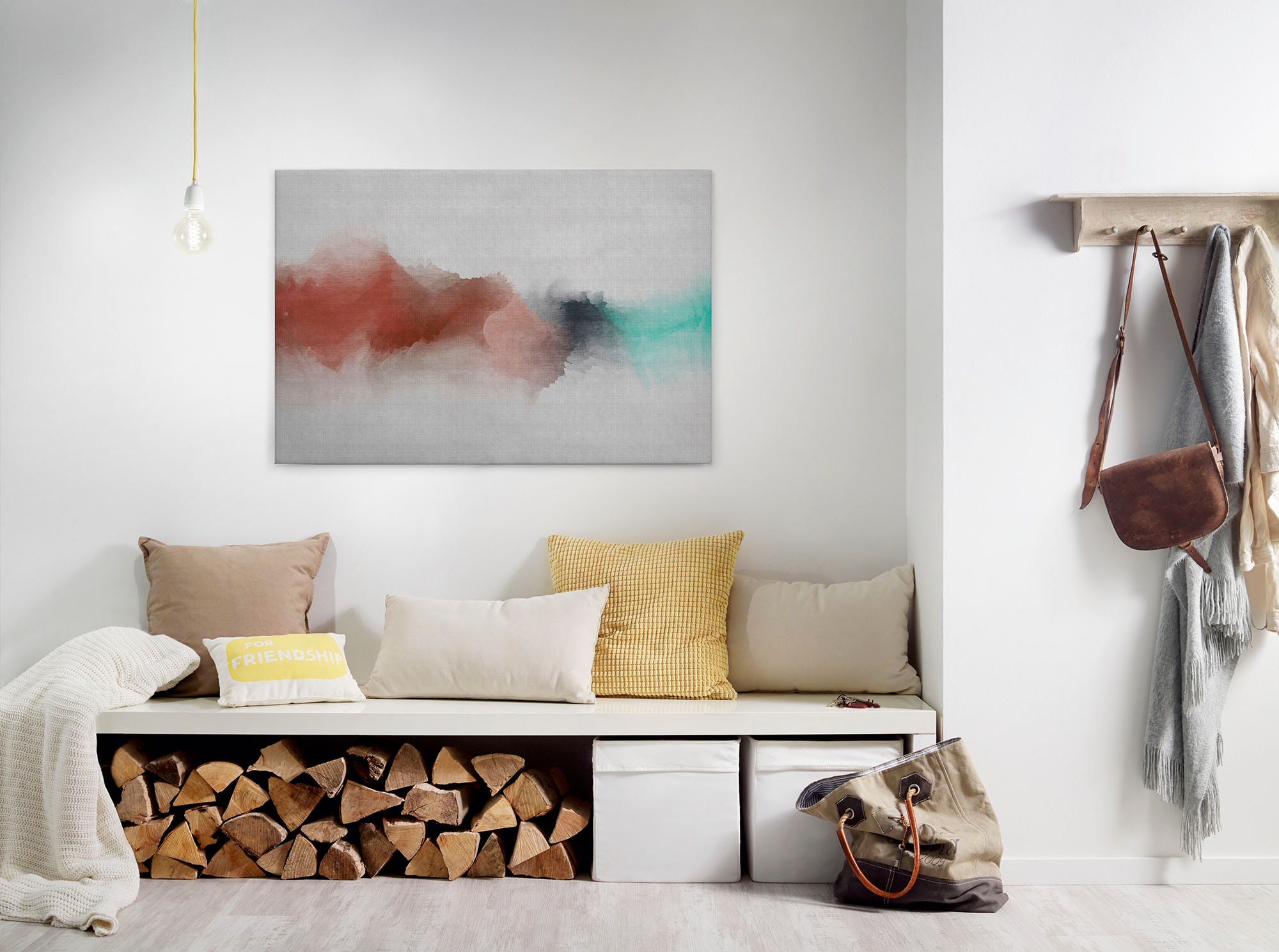 Bricoflor Wasserfarben Bild Im Grafik Stil Aquarell Leinwand Bild Im Modern günstig online kaufen