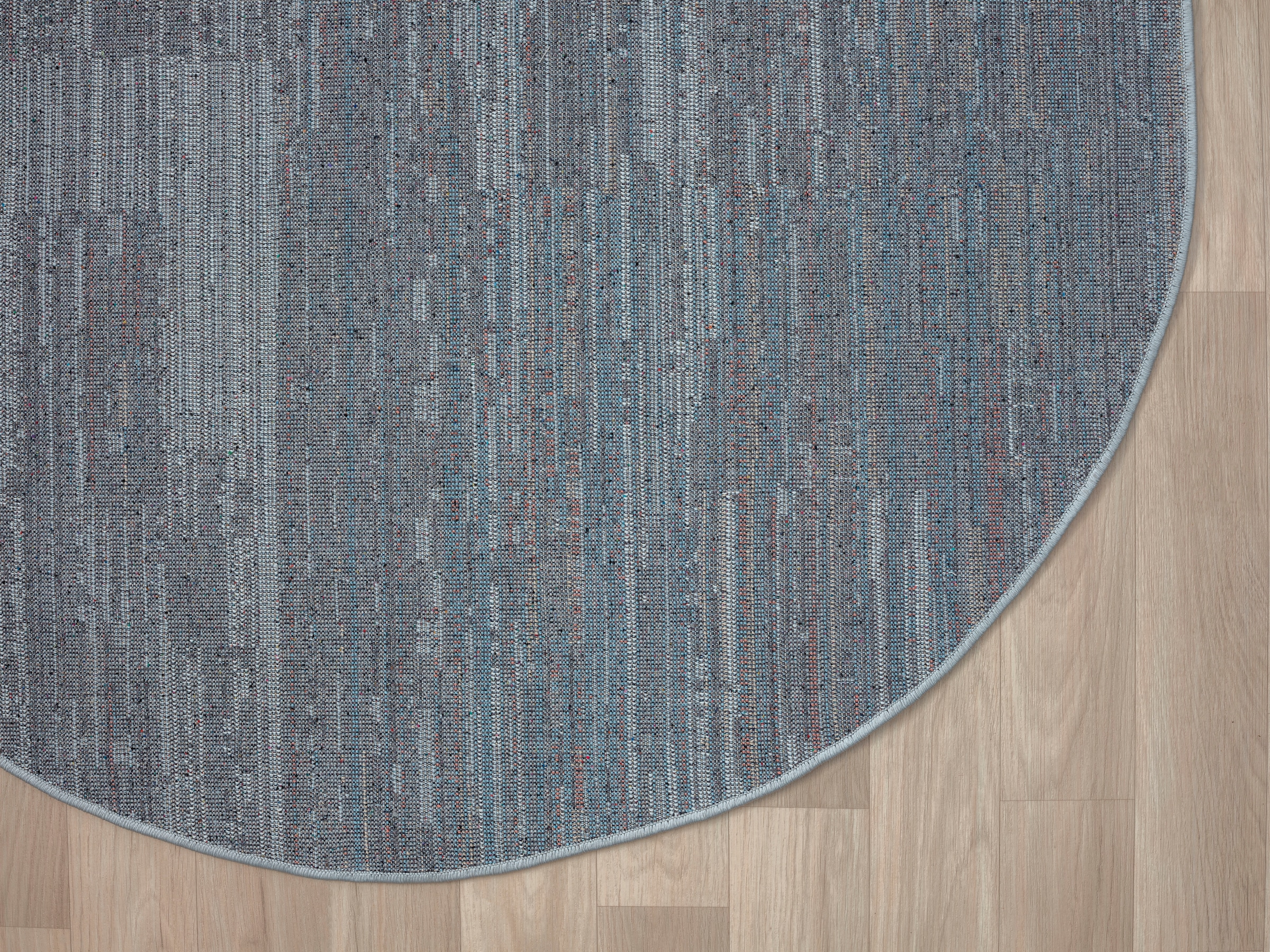 my home Teppich »Ziven«, rund, 8 mm Höhe, Kurzflor, modernes Design, pflegeleicht, Wohnzimmer