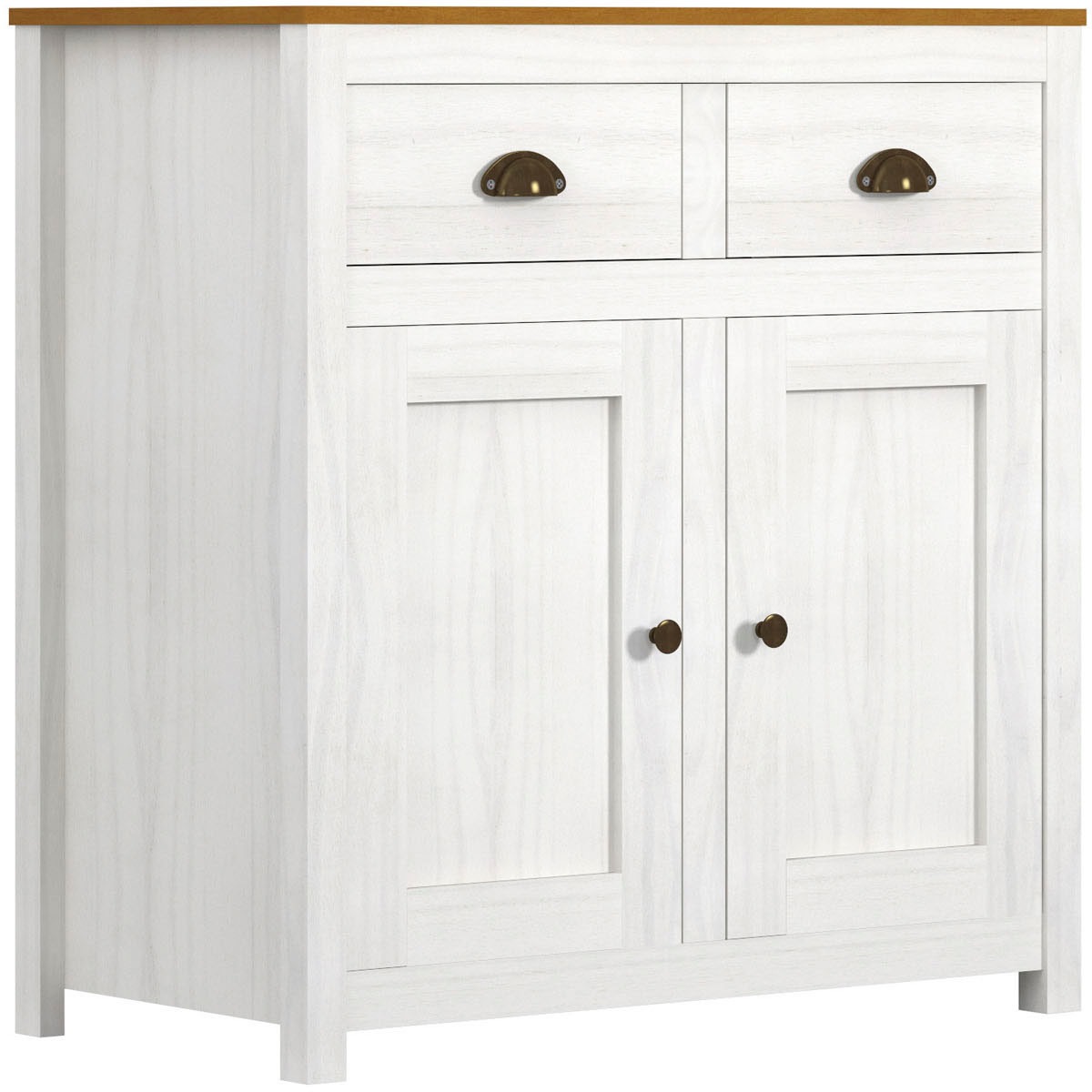 Home affaire Kommode "Sideboard", (1 St.), rustikal lackierte Oberfläche günstig online kaufen
