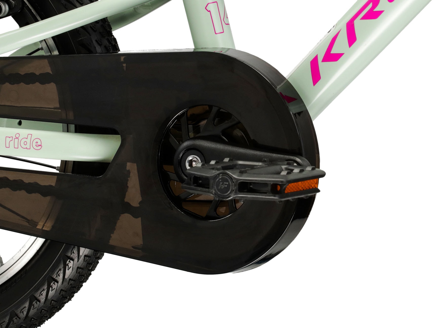Kross Kinderfahrrad »KROSS Kinderrad Lightweight Liftie 14" grün«, 1 Gang, ohne Schaltung