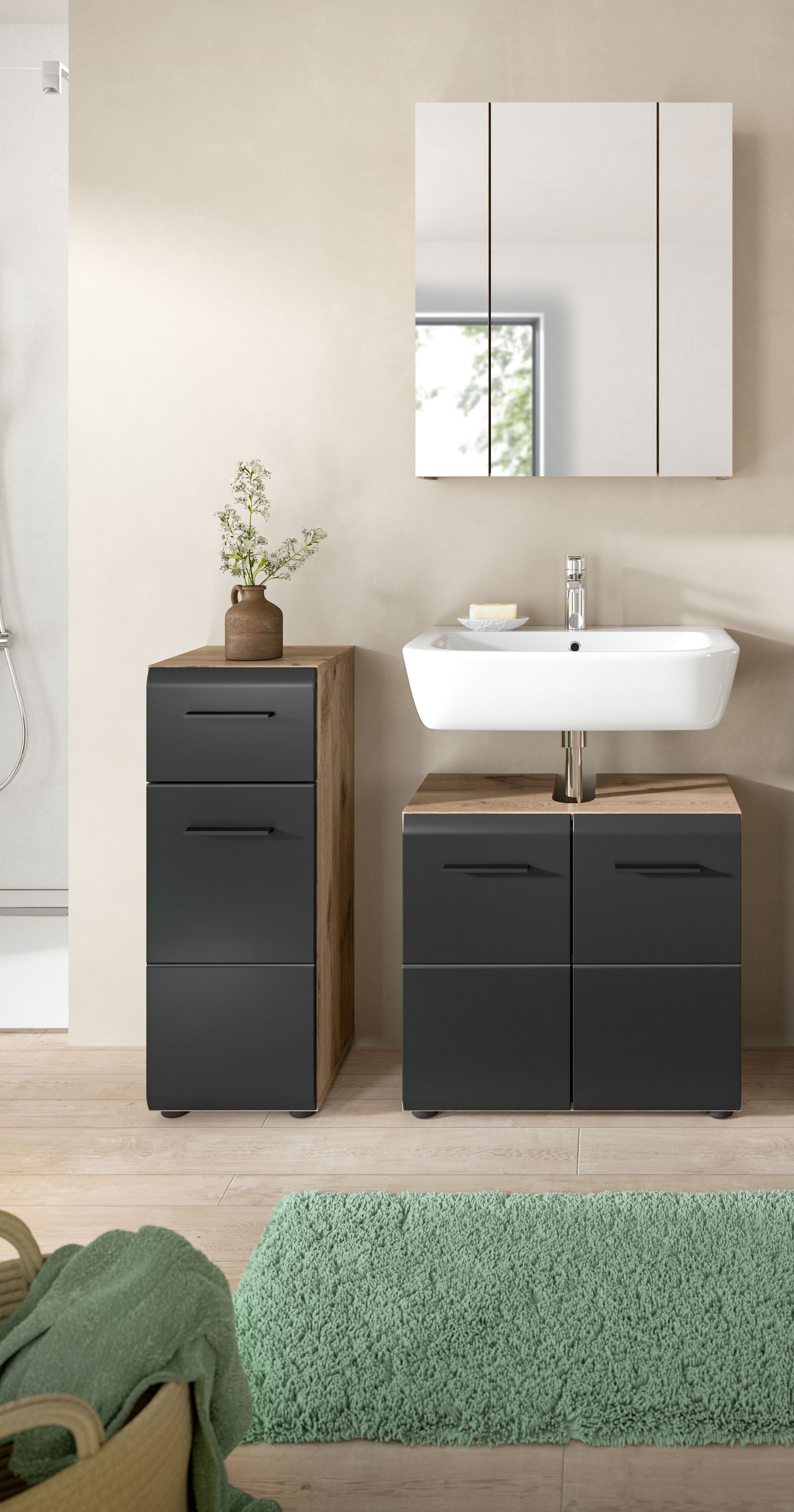 INOSIGN Badmöbel-Set »FLORENZ, TOPSELLER!, 3-teilige Badkombination, hochwe günstig online kaufen