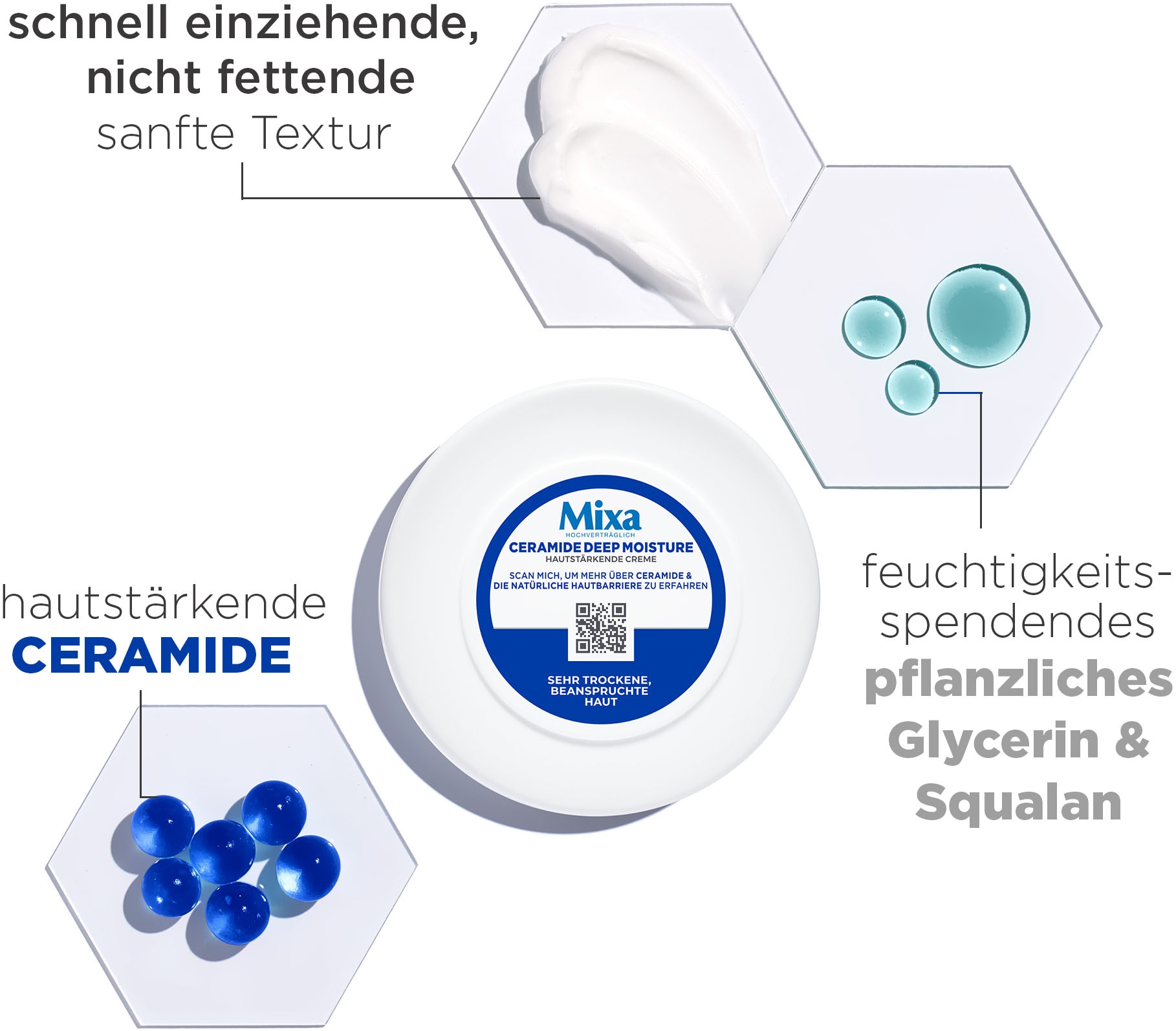 Mixa Körpercreme »Mixa Ceramide Protect Creme« mit Ceramiden
