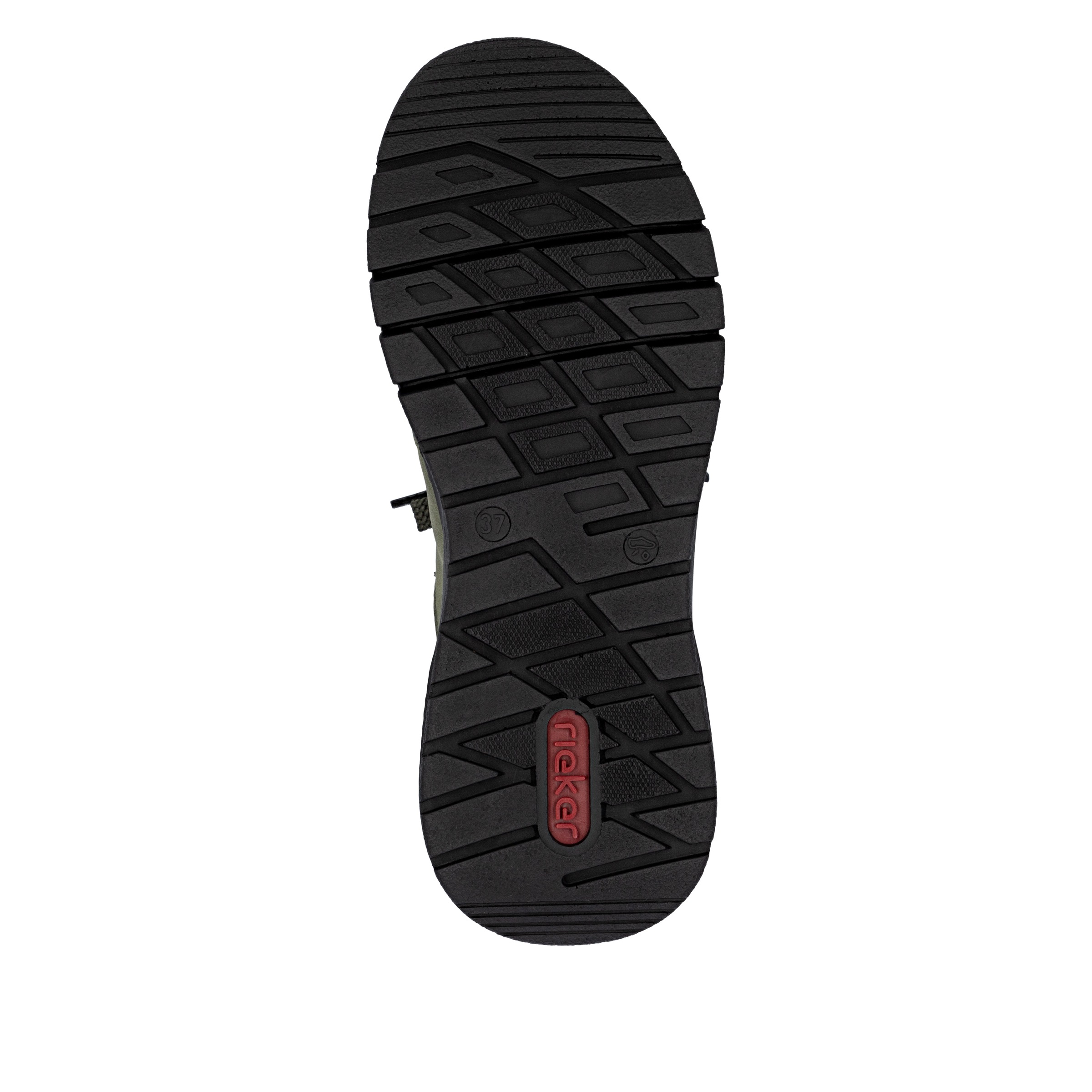 Rieker Slip-On Sneaker, Schlupfschuh, Halbschuh, Freizeitsneaker, weiche MemoSoft-Innensohle