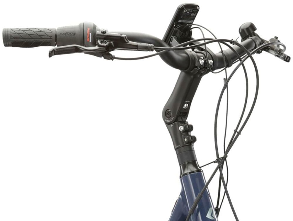 Kross E-Bike »E-Citybike Sentio Hybrid 4.0 28 Zoll blau«, 7 Gang, Shimano, NEXUS, Mittelmotor 250 W, Pedelec, Elektrofahrrad für Damen und Herren