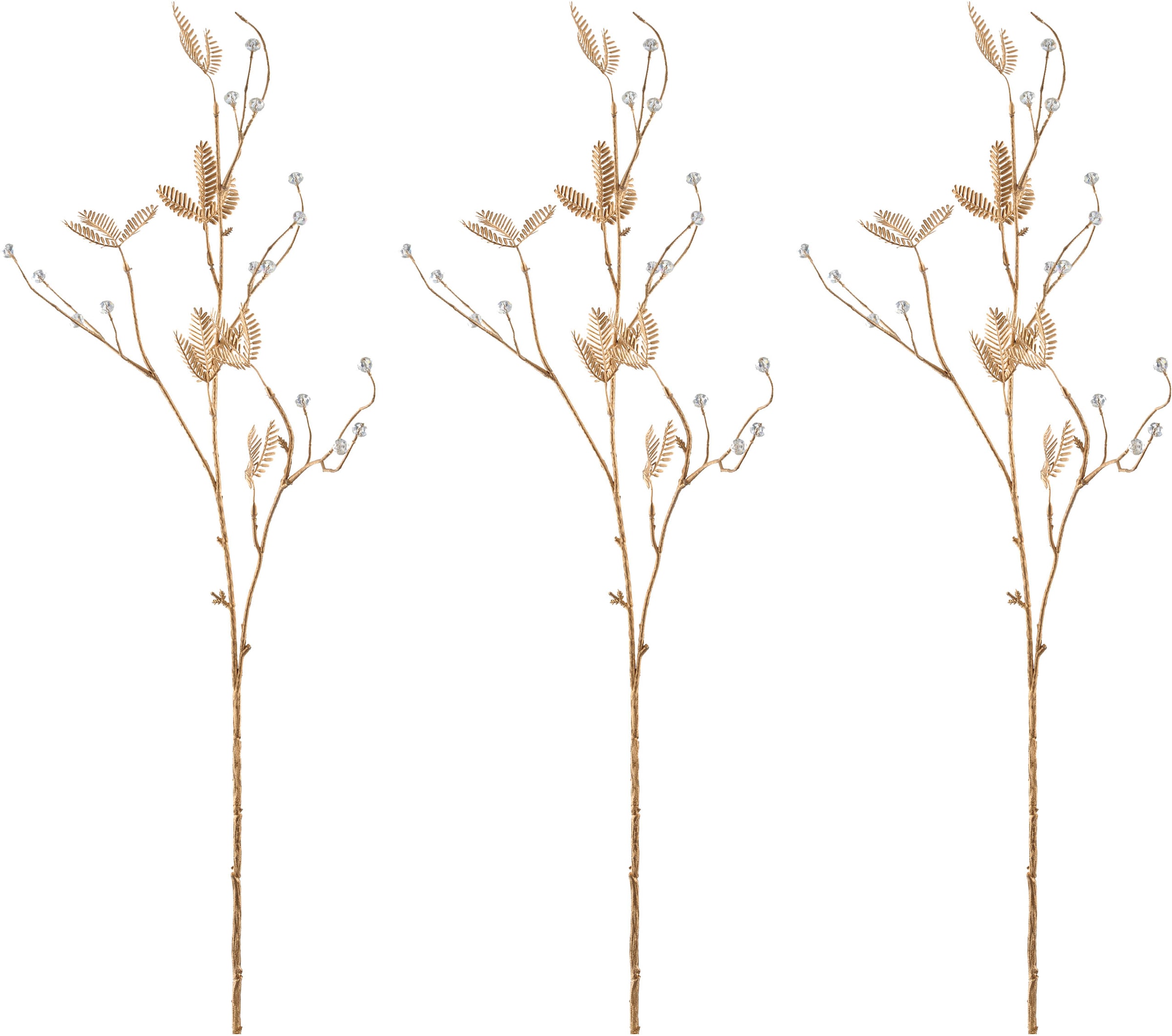 Creativ green Kunstzweig »Blattzweig« in festlicher Farbe günstig online kaufen