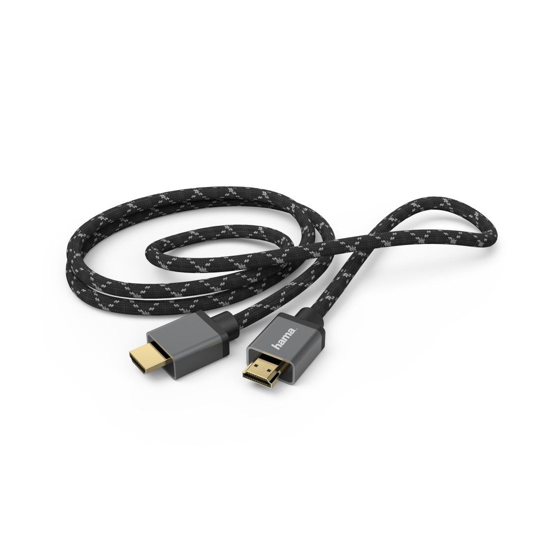 Hama HDMI-Kabel »Ultra High Speed HDMI™-Kabel Stecker-Stecker 8K Metall HDMI™-Kabel 1m«, HDMI, 100 cm