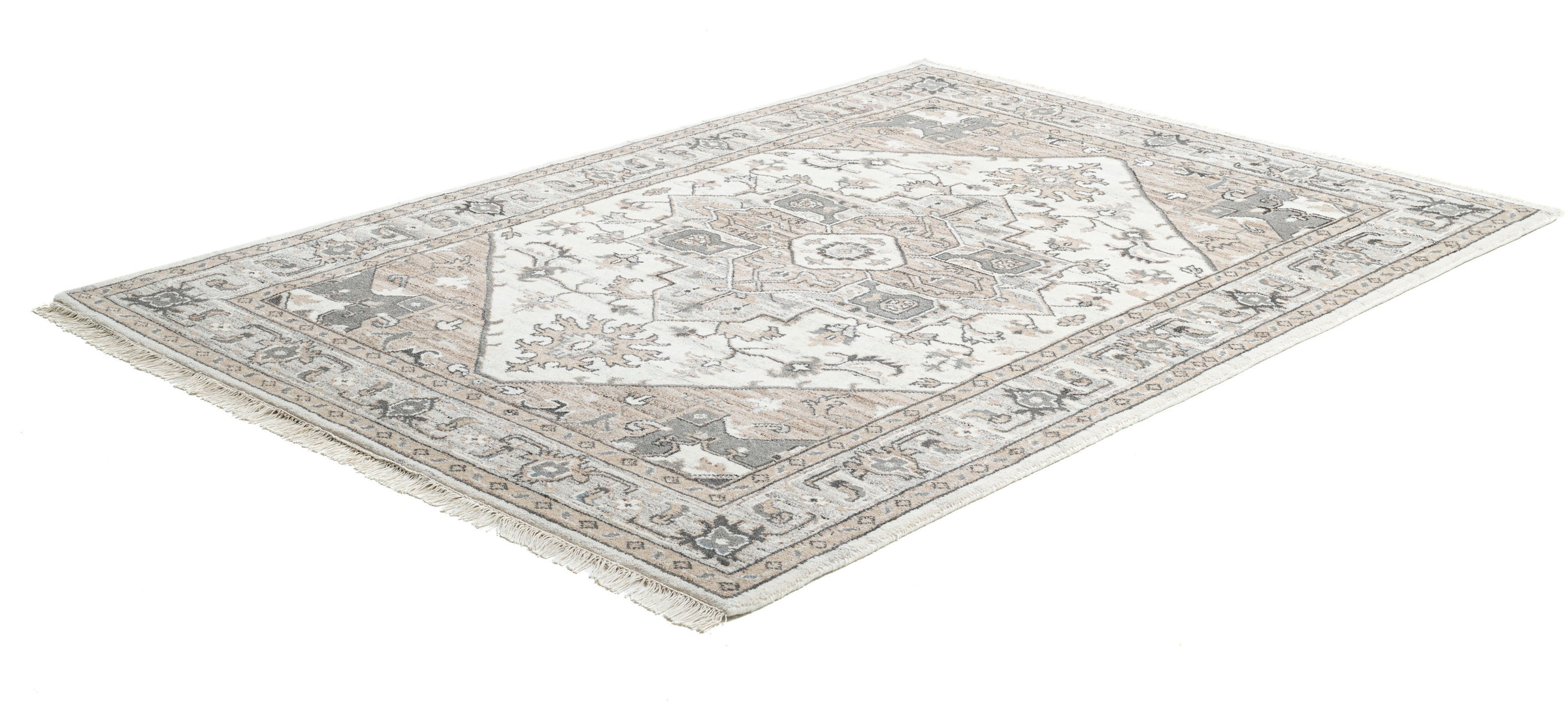 THEKO Wollteppich »Versian 877« rechteckig 10 mm Höhe handgeknüpft, reine Wolle, orientalisches Design