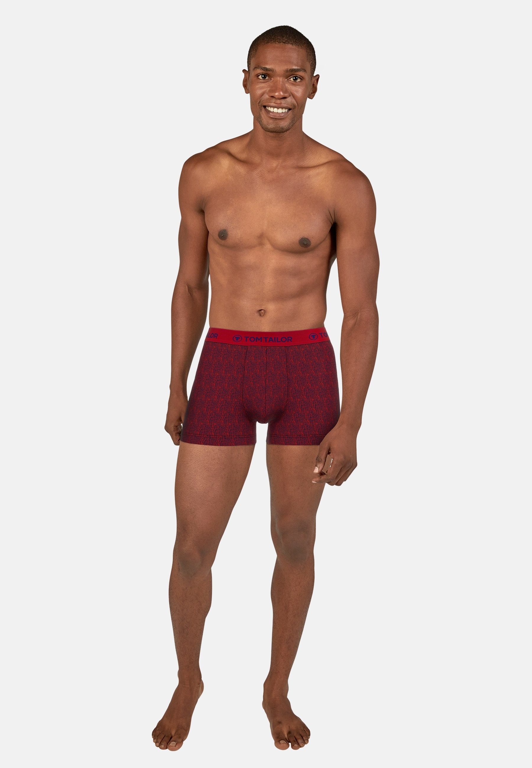 TOM TAILOR Boxershorts »Buffer«, (3er Pack), mit Logobund