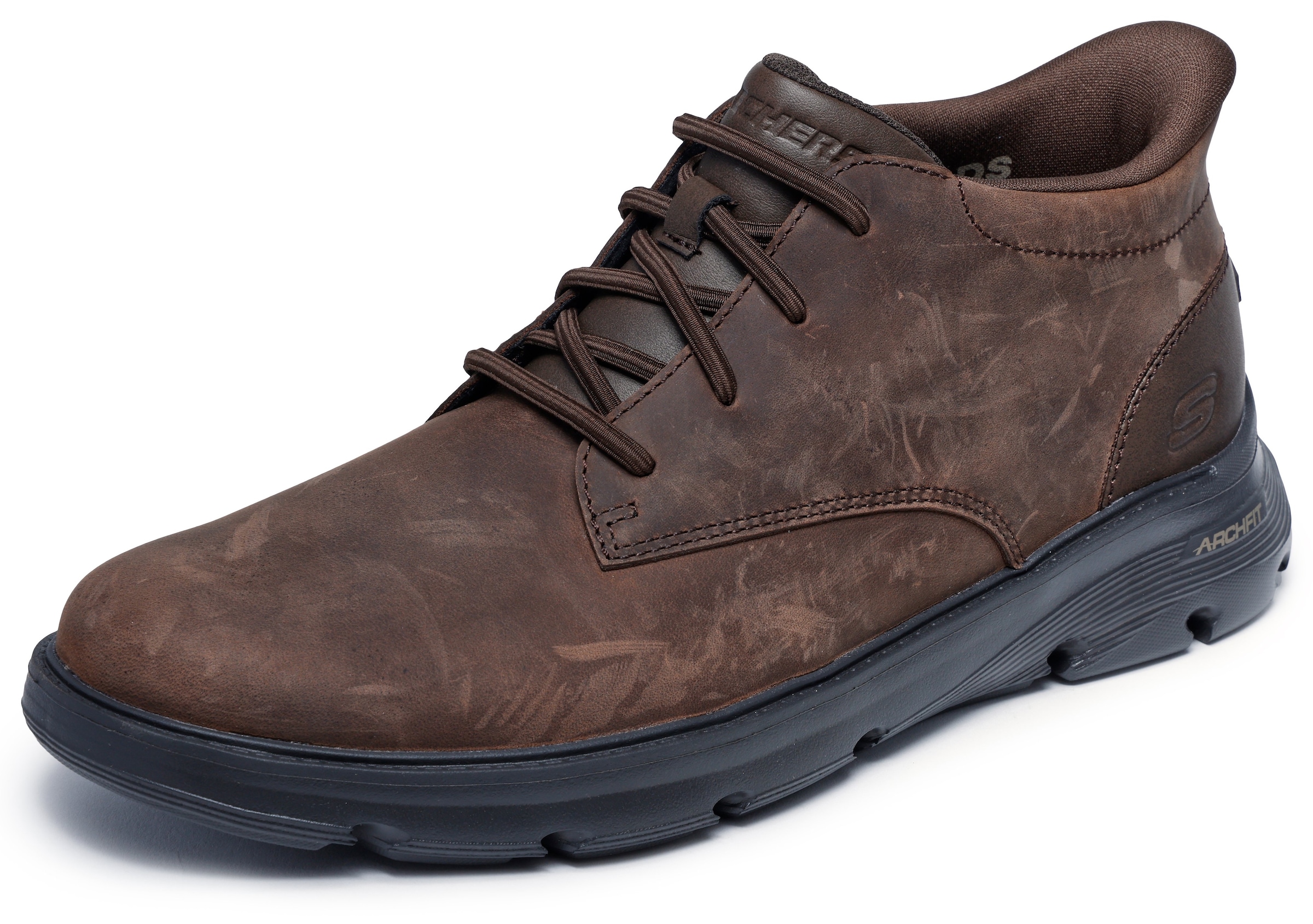 Skechers Schnürboots »ARCH FIT GARZA«  Freizeitschuh, Trekkingschuh mit Slip-ins