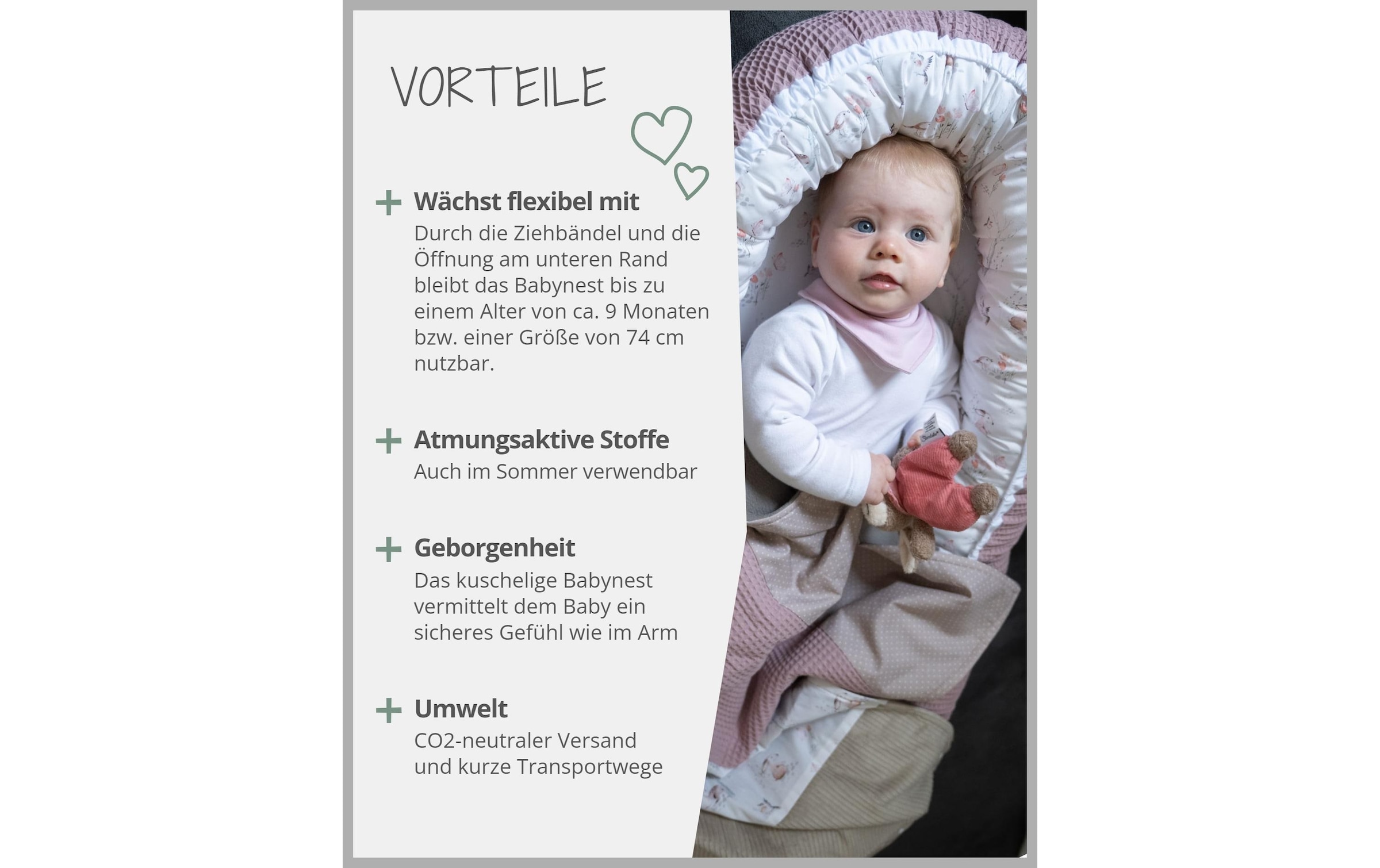 ULLENBOOM ® Bettnestchen »Märchenwald 55 x 95 cm«