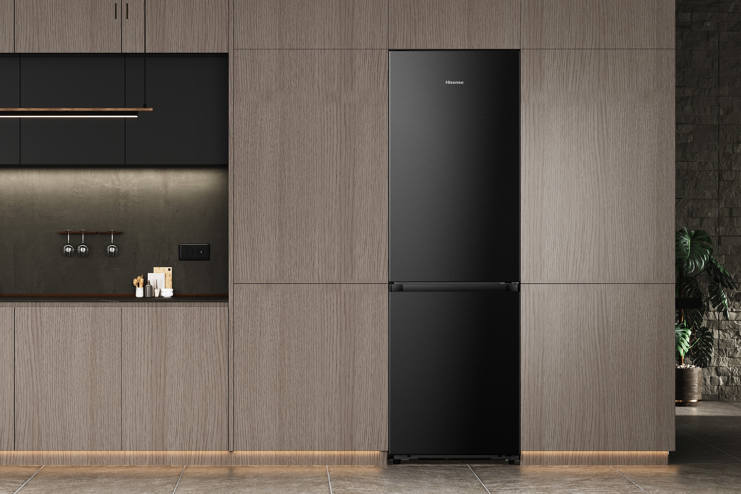 Hisense Kühl-/Gefrierkombination »RB5K330GSFC«, Perfect Kitchenfit