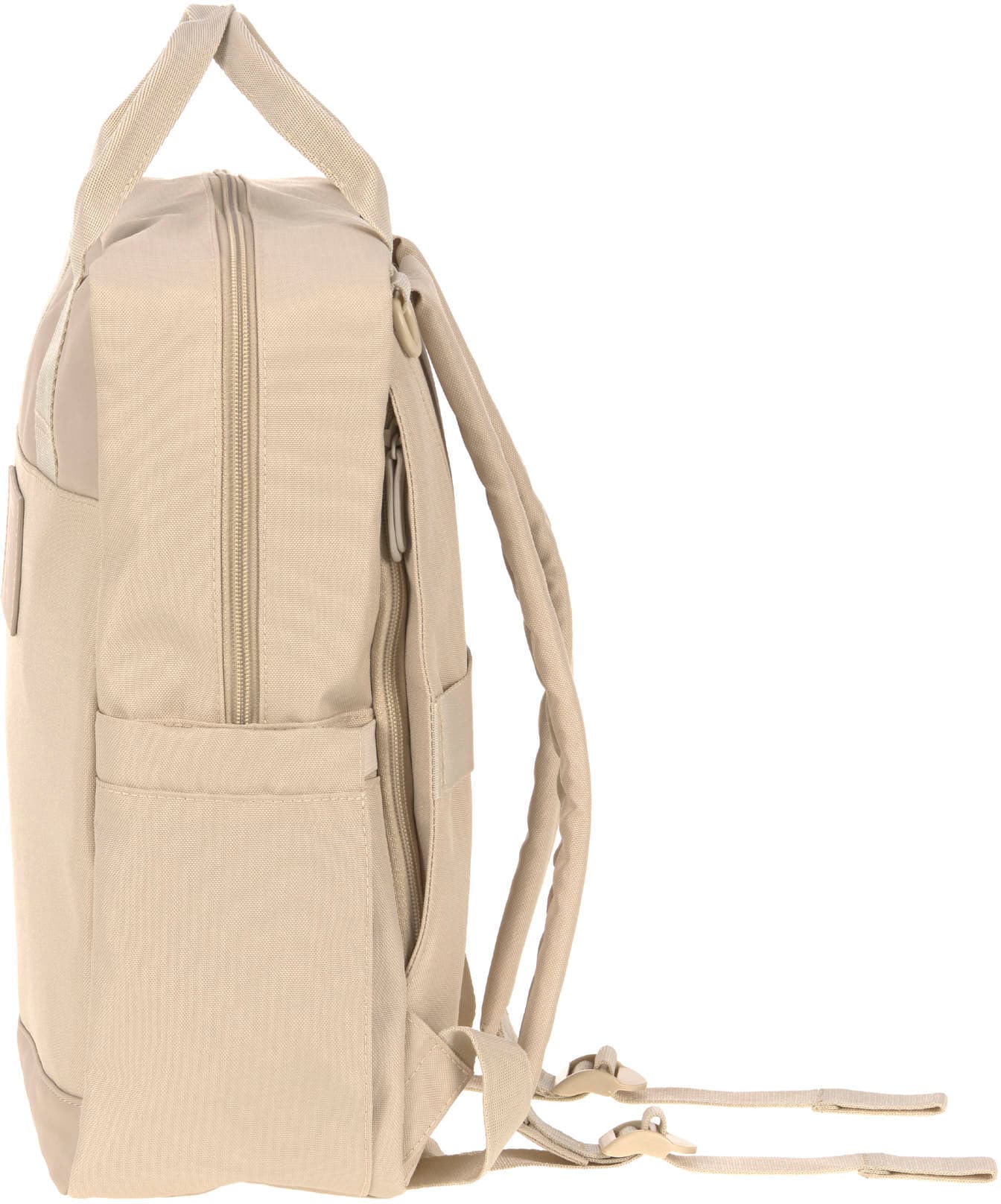 LÄSSIG Wickelrucksack »Green Label, Vividal, humus«, zum Teil aus recyceltem Material