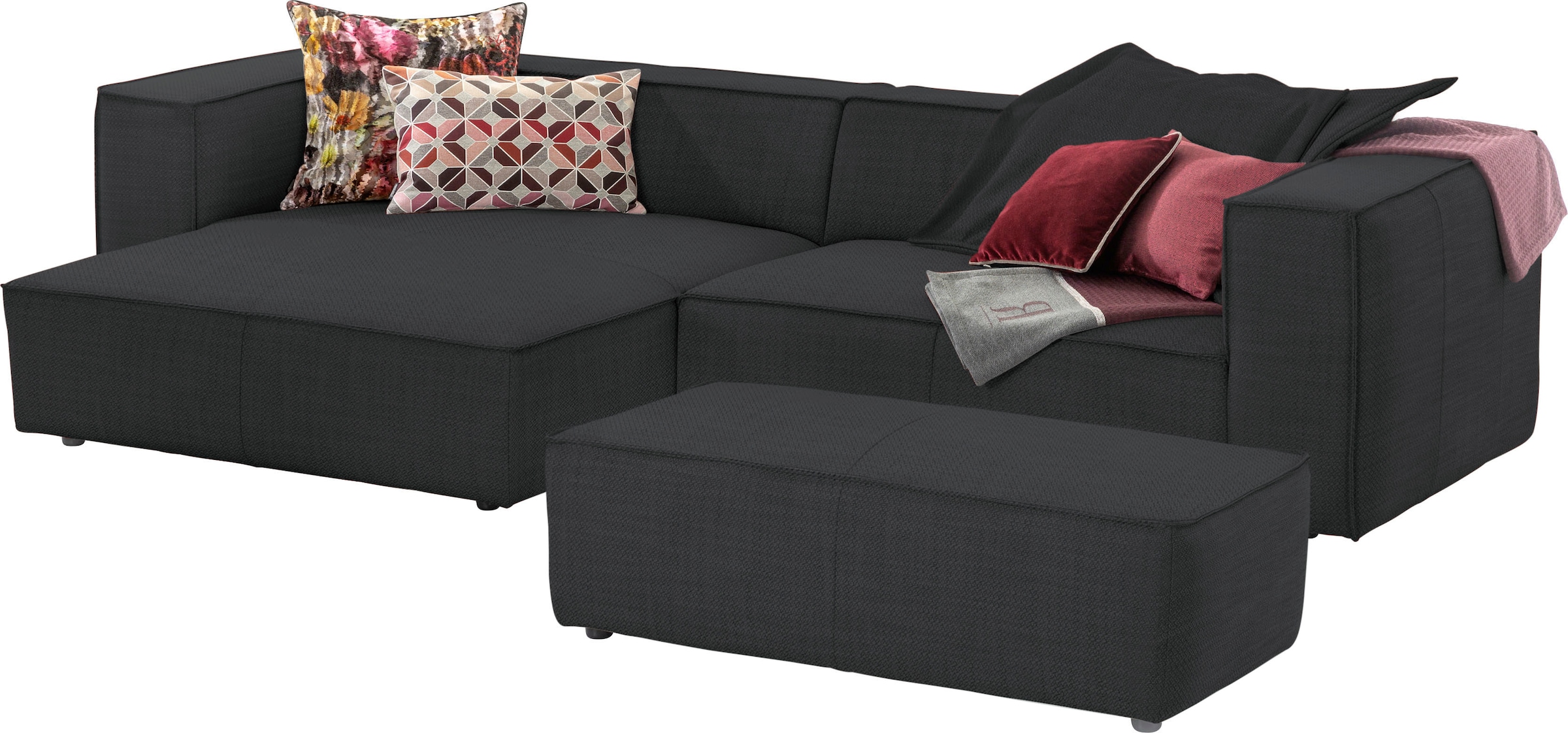 W.SCHILLIG Ecksofa "around-the-block, modern und elegant, bequem, L-Form", günstig online kaufen