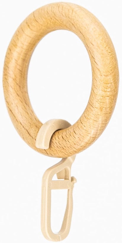 GARESA Gardinenring »Holzring mit Haken«, (20 St.), für Durchmesser bis 20m günstig online kaufen