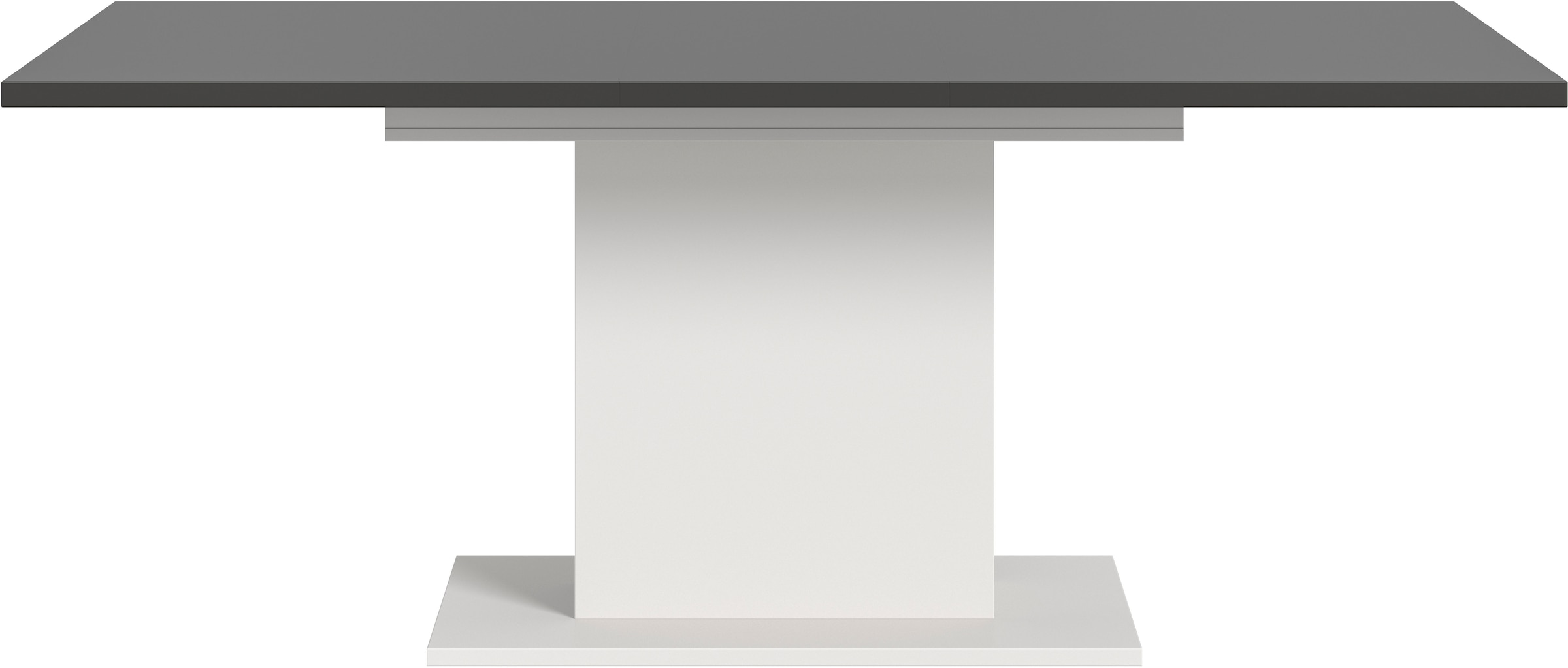 INOSIGN Esstisch »Motus, ausziehbar 150 -190 cm, inklusive 40 cm Einlegeplatte«, (Set, 1 St.), Säulengestell mit Bodenplatte, Tisch, Küchentisch, Esszimmer, Küche