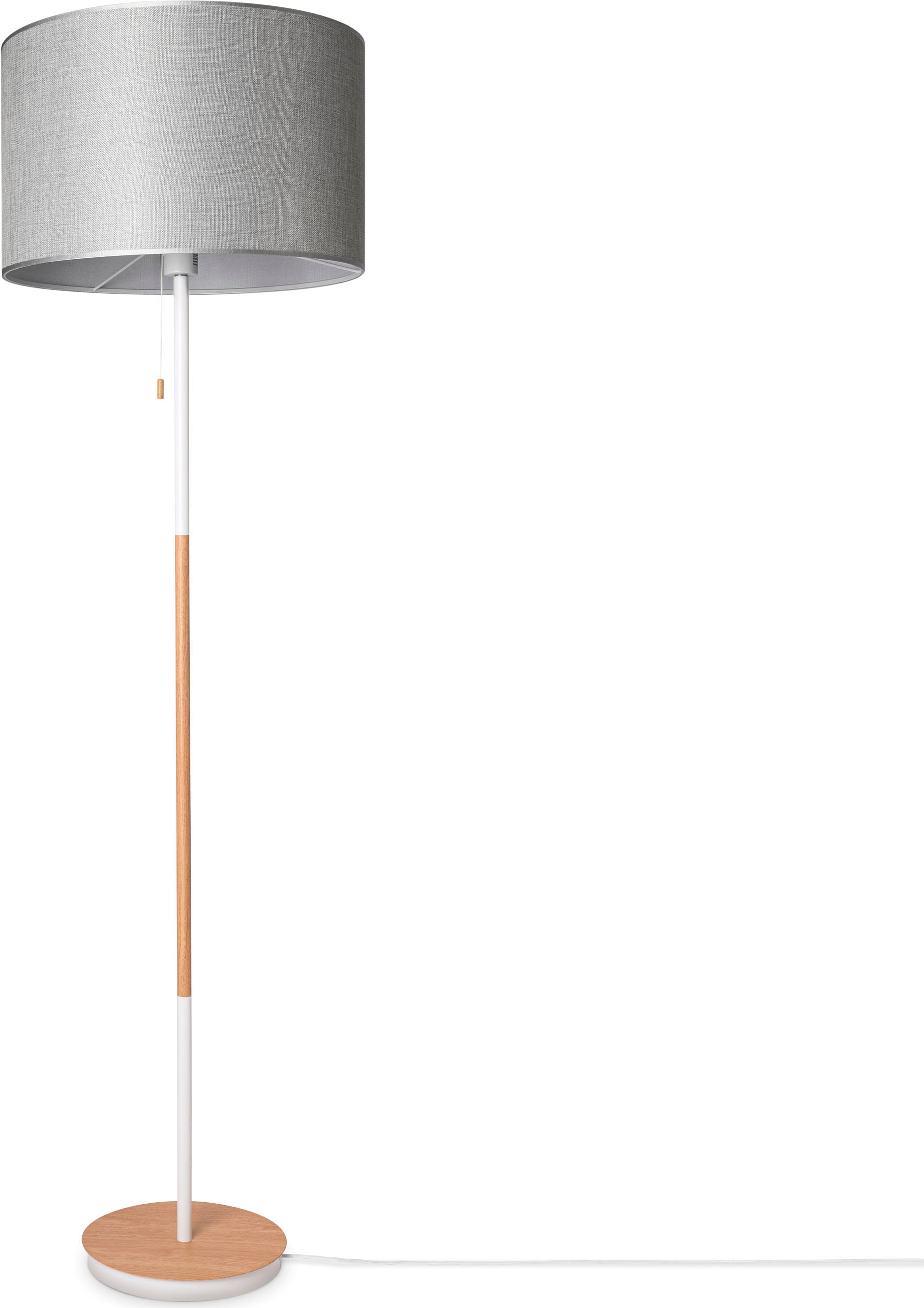 Paco Home E27 Stoffschirm Standleuchte Einfarbig »EK UNI kaufen Stofflampe COLOR«, online CA Skandi Stehlampe Wohnzimmer